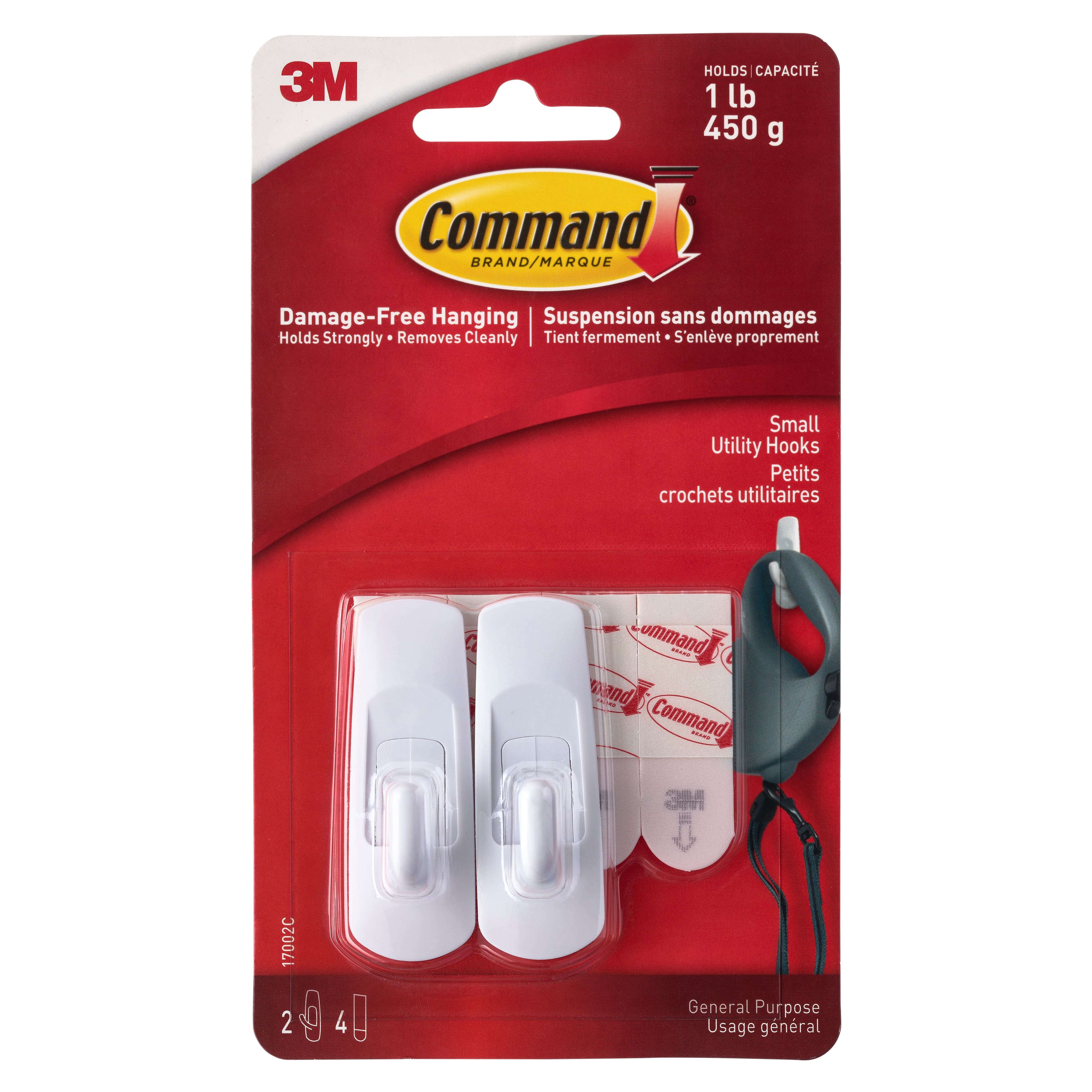 12 Packs: 2 ct. (24 total) Command&#x2122; White Utility Hooks