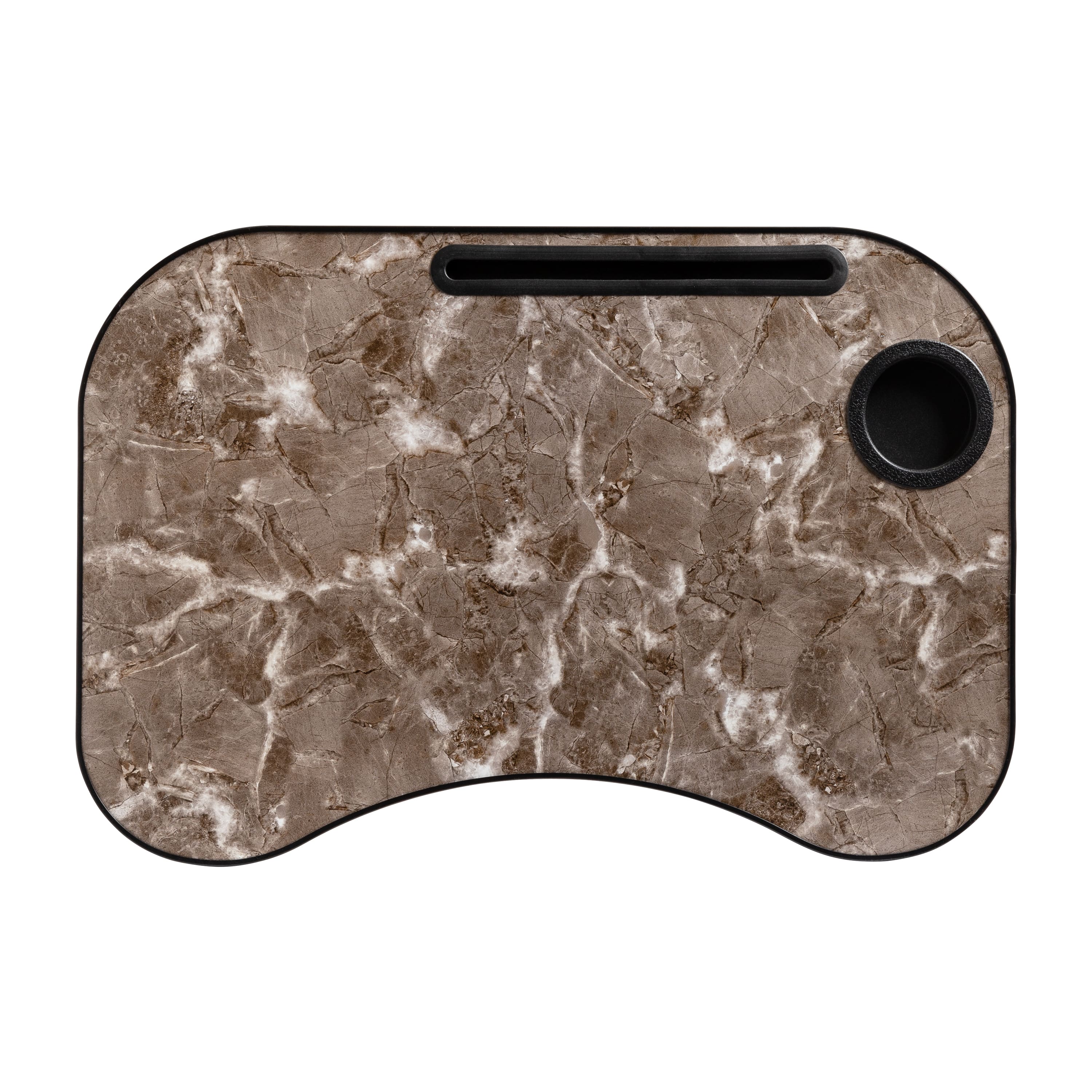 Honey Can Do Black & Faux Marble Collapsible Folding Lap Desk