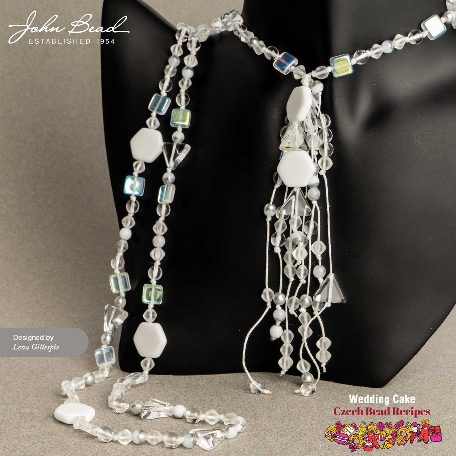 John Bead Czech Glass Recipe Box Beading Kit