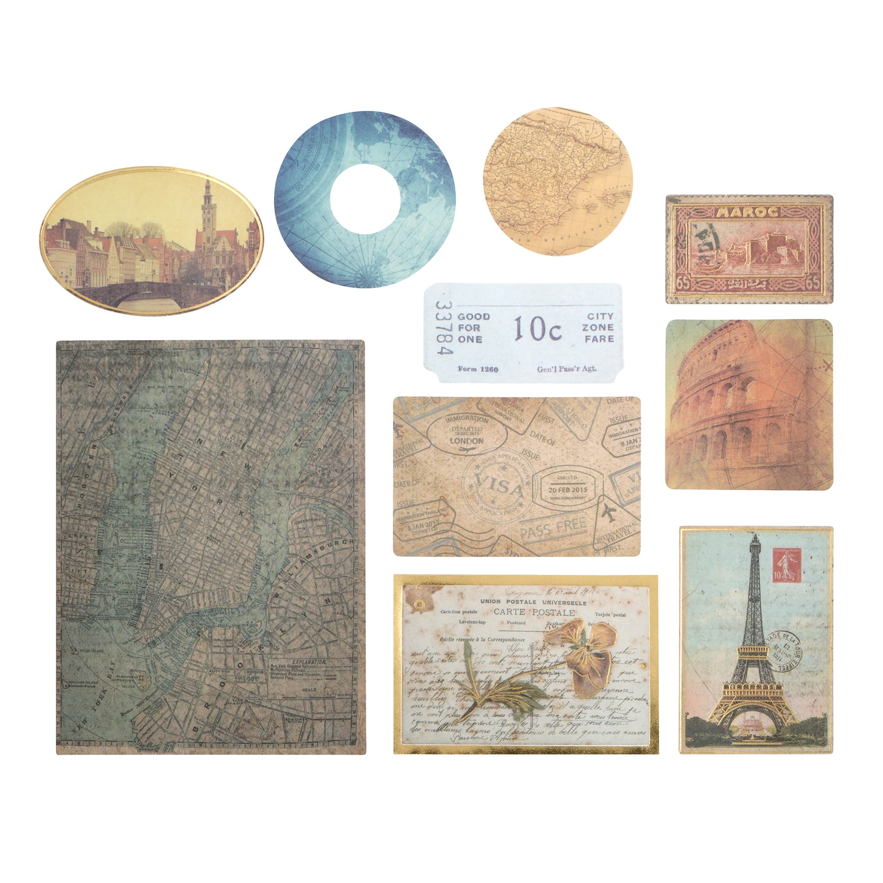 Travel Vellum Ephemera by Recollections&#x2122;