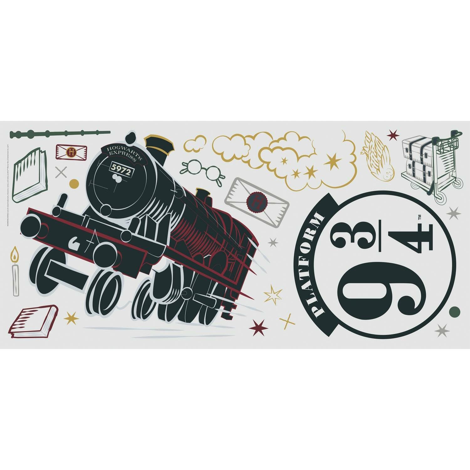 RoomMates Hogwarts Express Giant Wall Decal