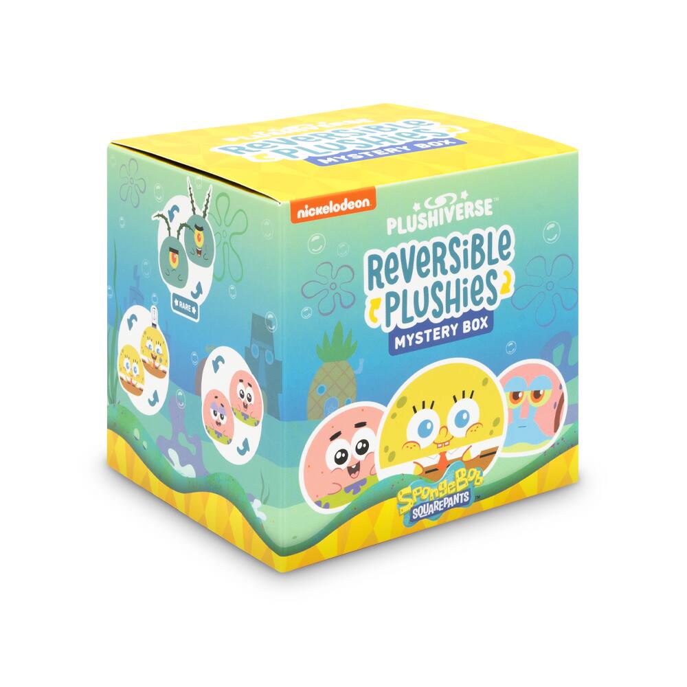 TeeTurtle Plushiverse&#x2122; SpongeBob SquarePants&#x2122; Reversible Plushies Mystery Box, 1pc.