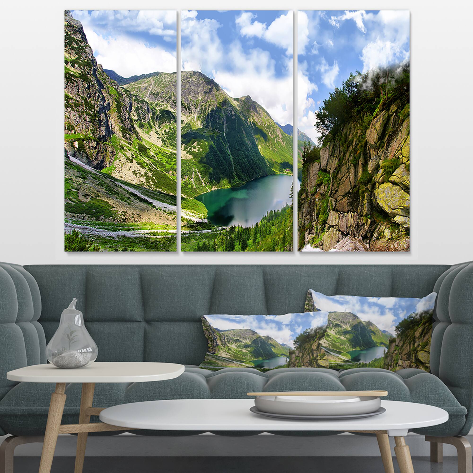 Designart - Incredible View of Tatra Mountains - Landscape Canvas Art Print
