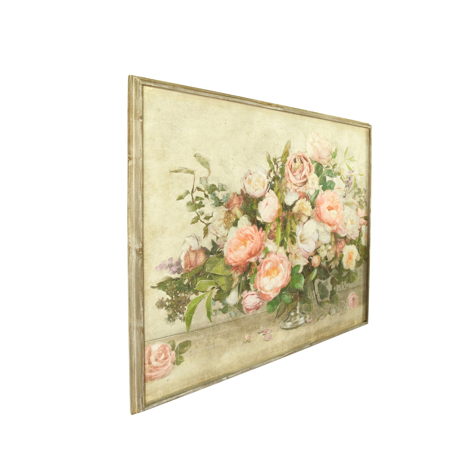 Hello Honey® Flower Bouquet Wood Framed Wall Décor