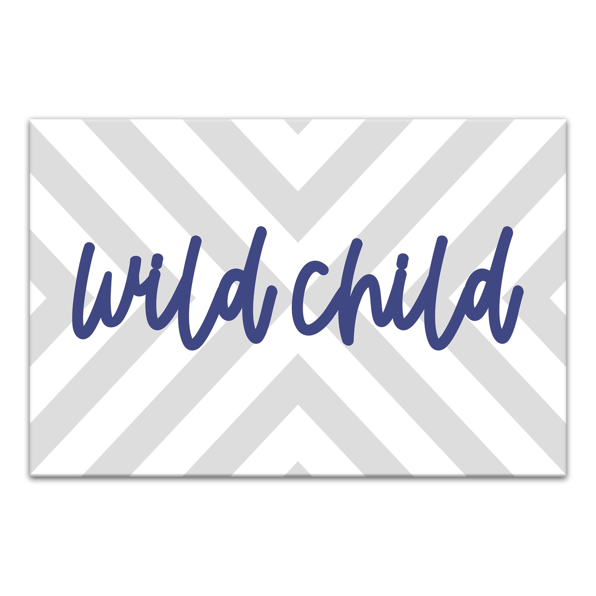 Wild Child 18" x 12" Canvas Wall Art