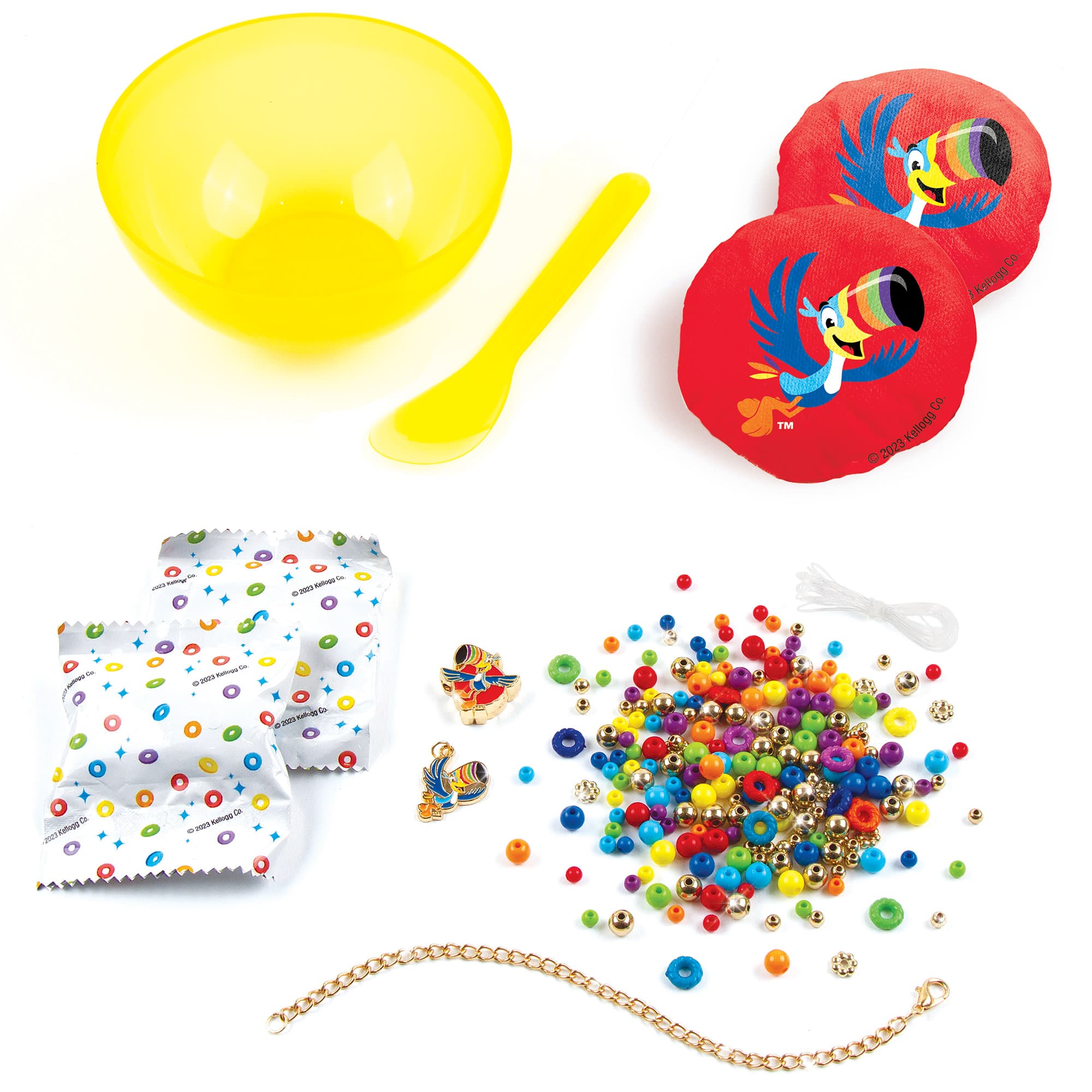 Make It Real&#x2122; Kellogg&#x27;s&#x2122; Cerealsly Cute Froot Loops&#x2122; DIY Bracelet Kit