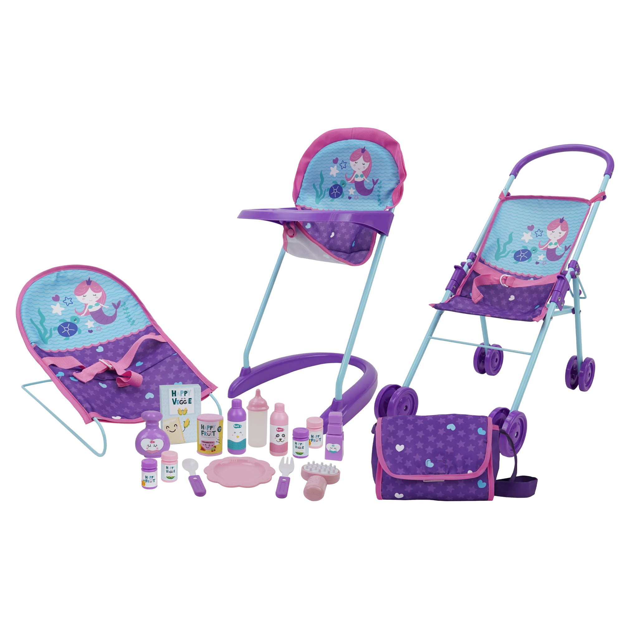 509 Crew Mermaid 19-Piece Travel Feed Sleep n' Play Set