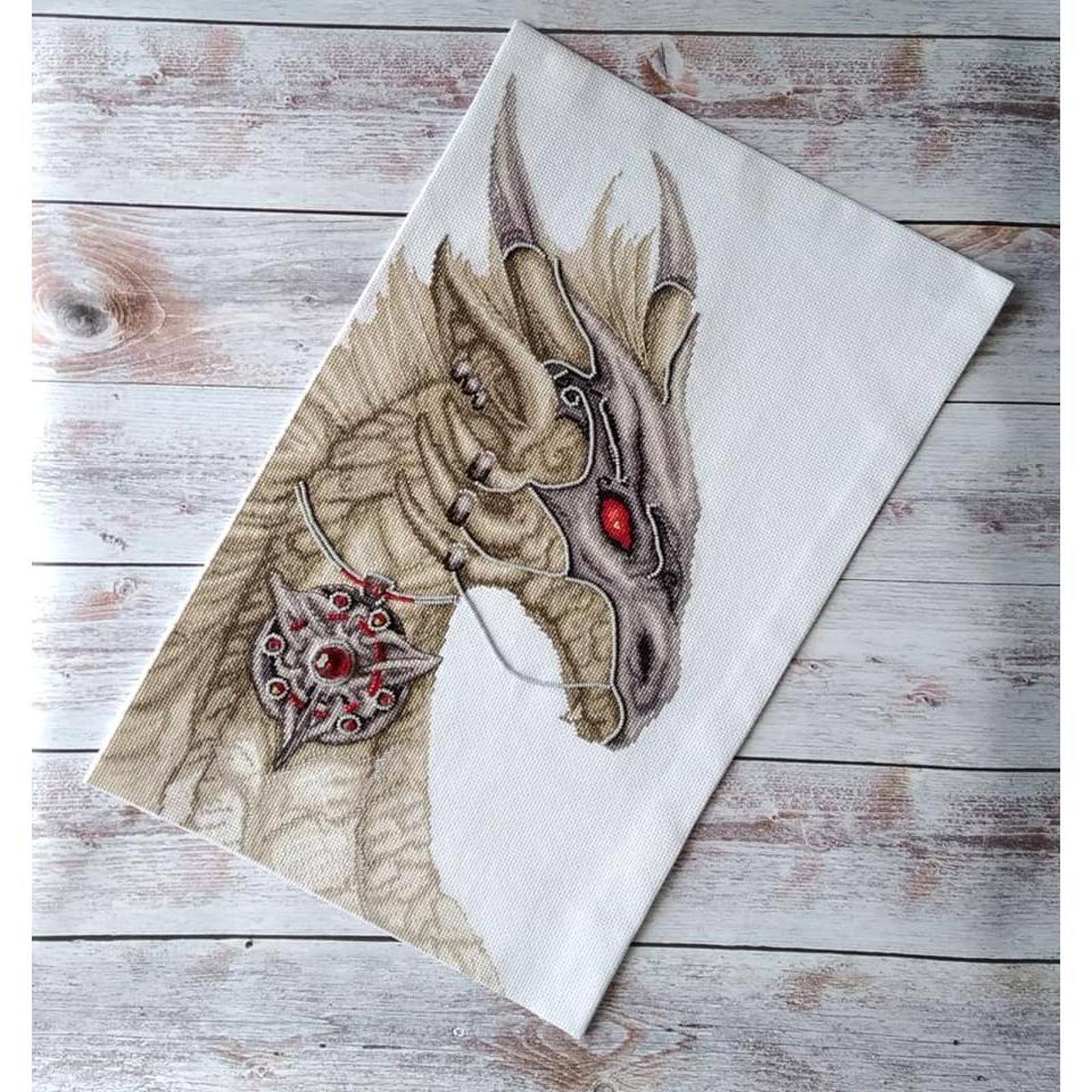 Charivna Mit Cross Stitch Kit Guardian Of Treasure