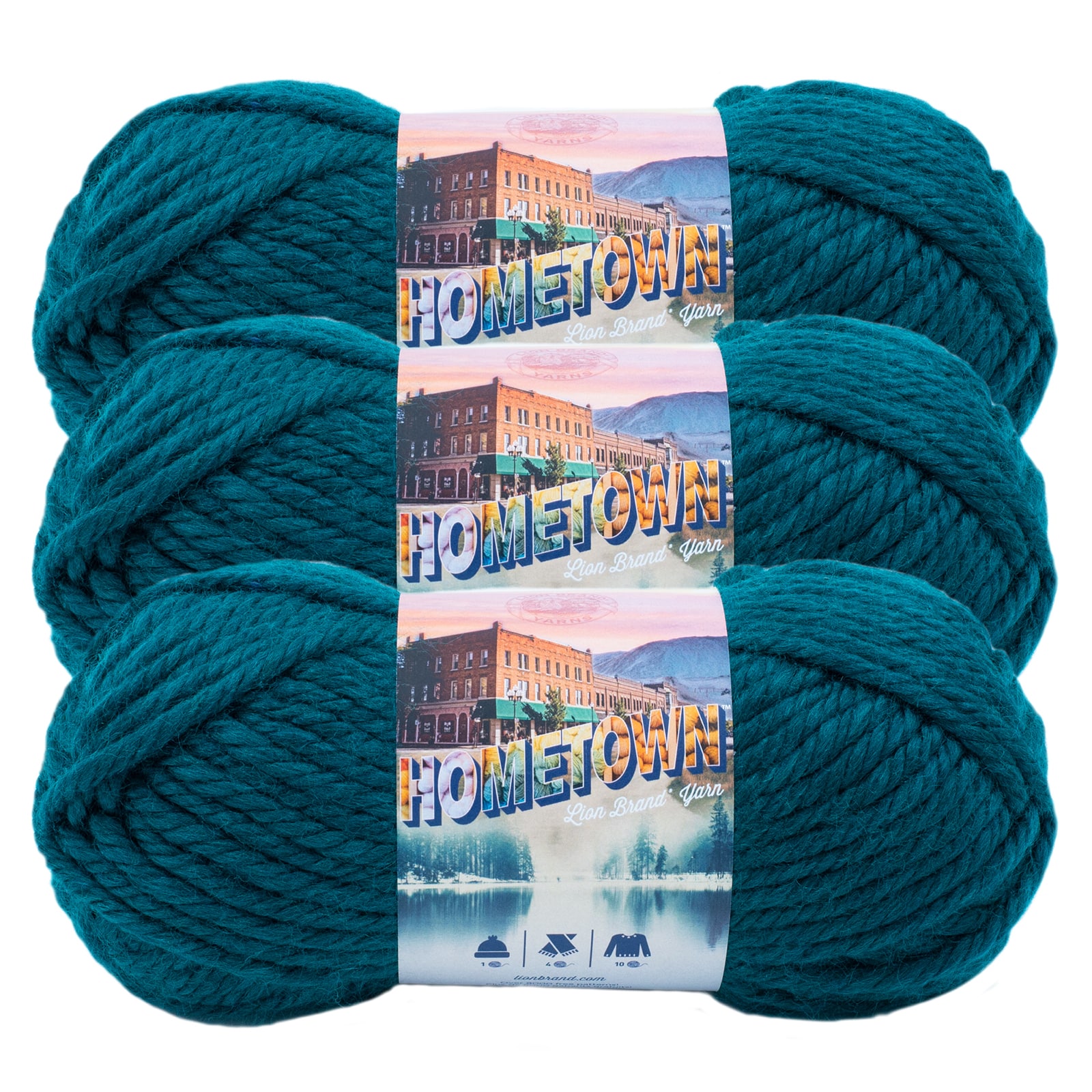 3 Pack Lion Brand&#xAE; Hometown Yarn