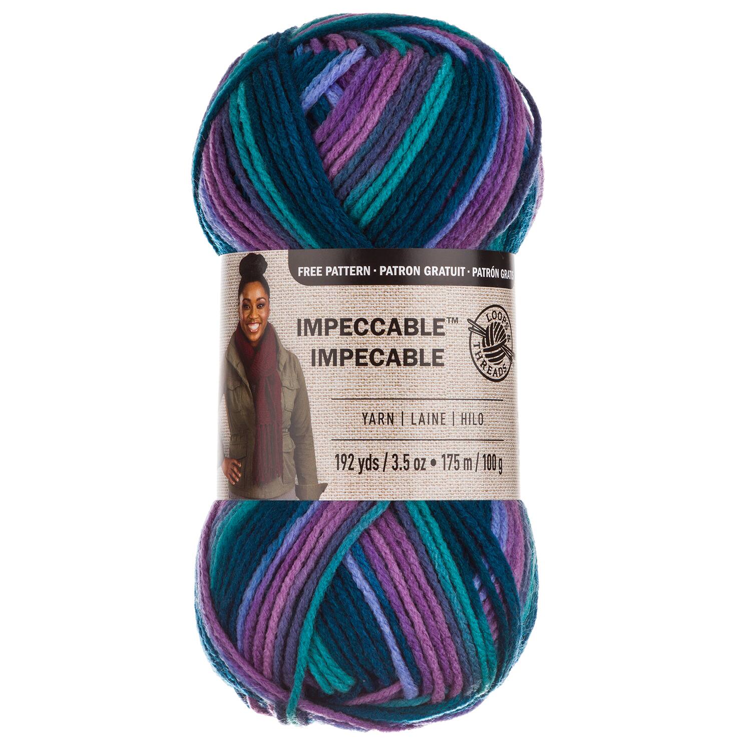 18 Pack: Loops & Threads® Impeccable™ Ombre Yarn in Luxury | 3.5 oz | Michaels®