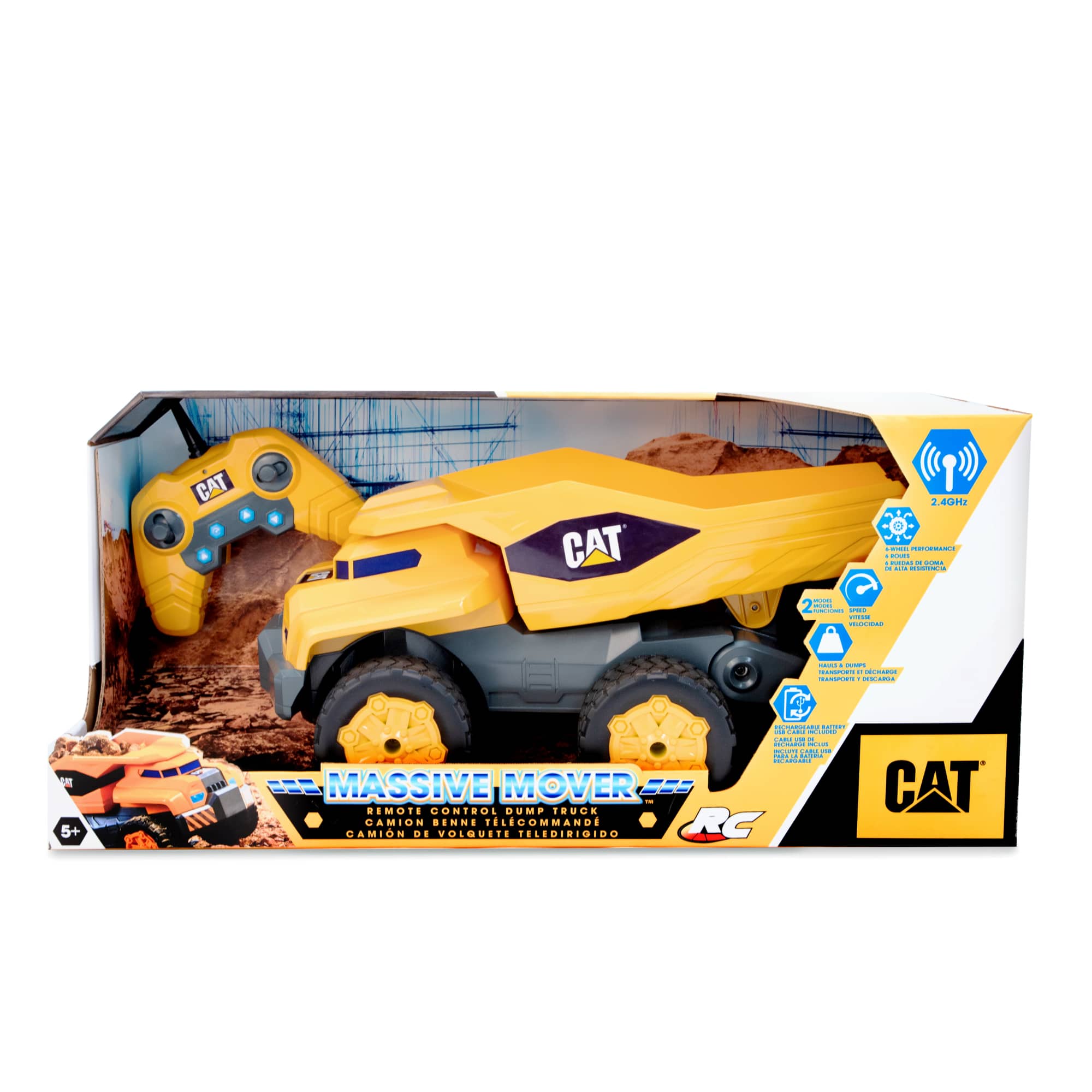Funrise CAT® Massive Mover™ RC Dump Truck