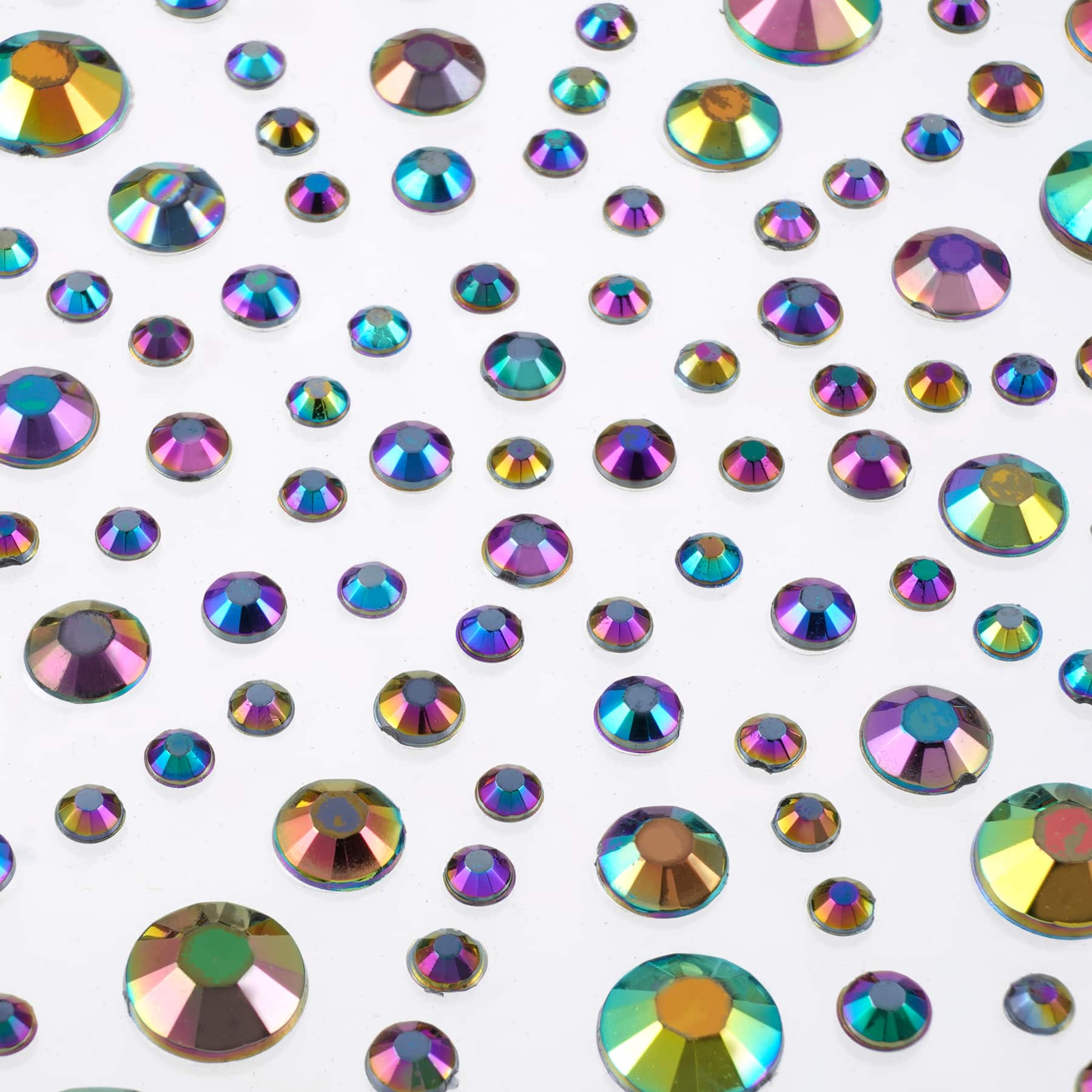 12 Pack: Black AB Crystal Bling Stickers by Recollections™