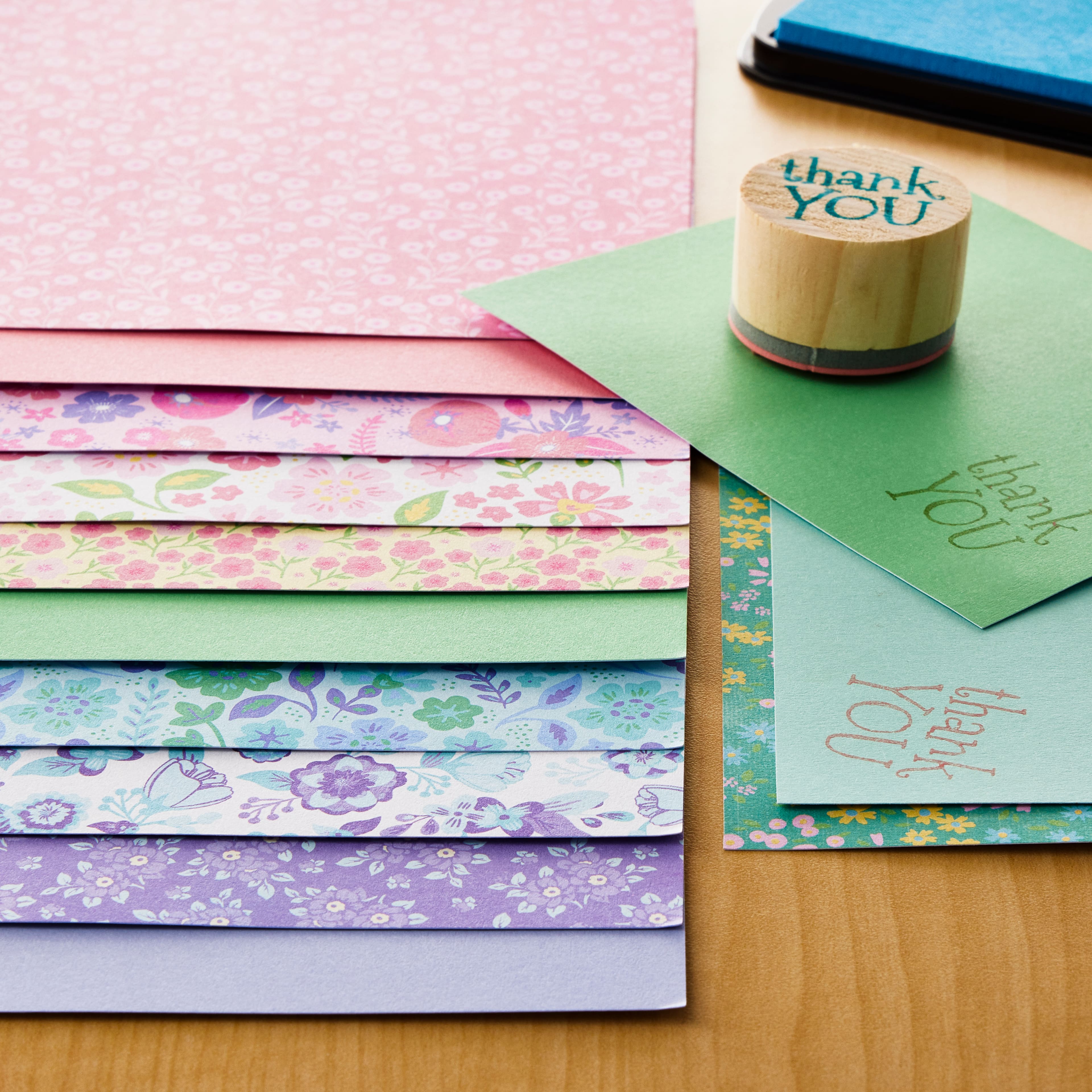 Ditsy Floral Paper Pad by Recollections™, 6" x 6"