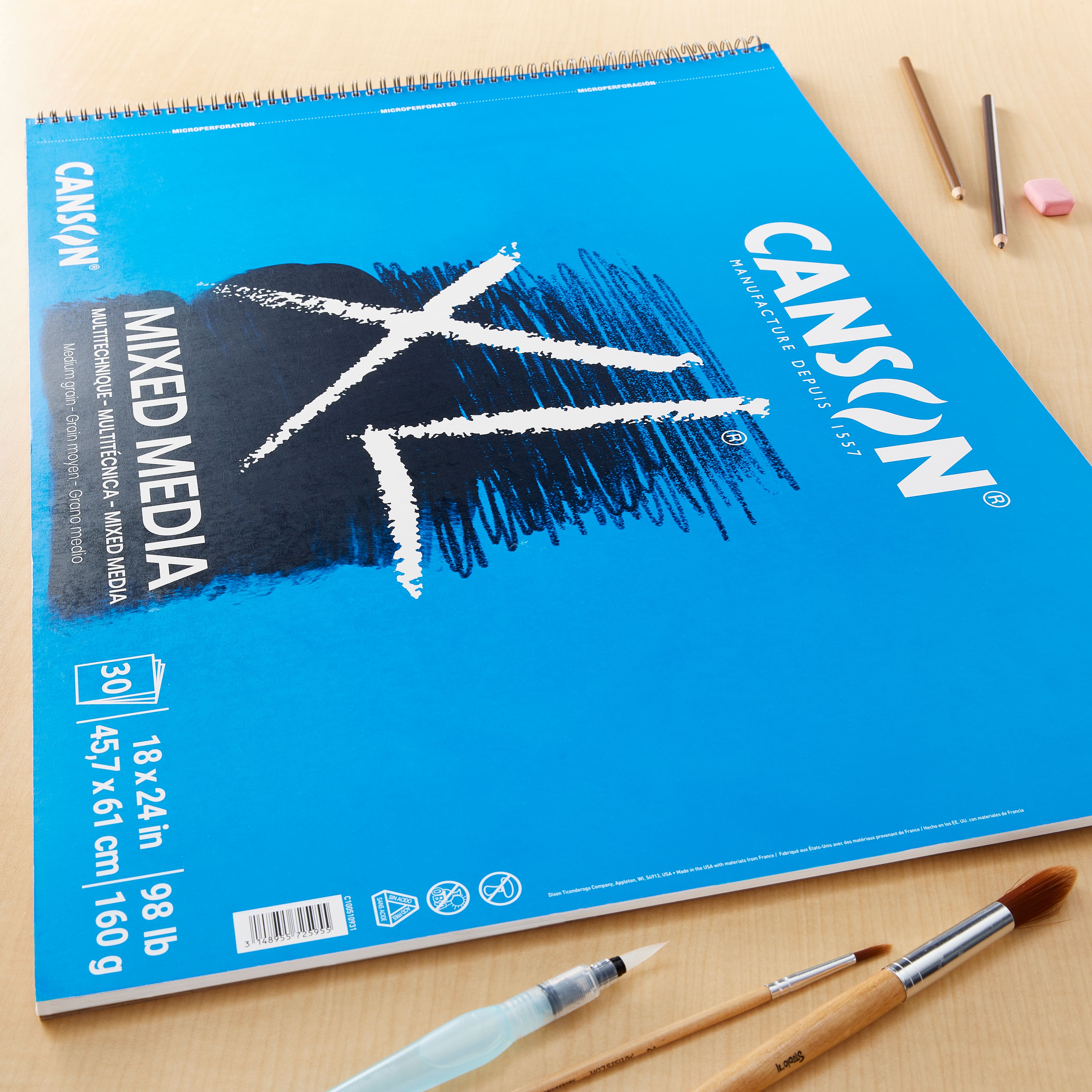 Bloc de papier pour techniques mixtes XL de Canson