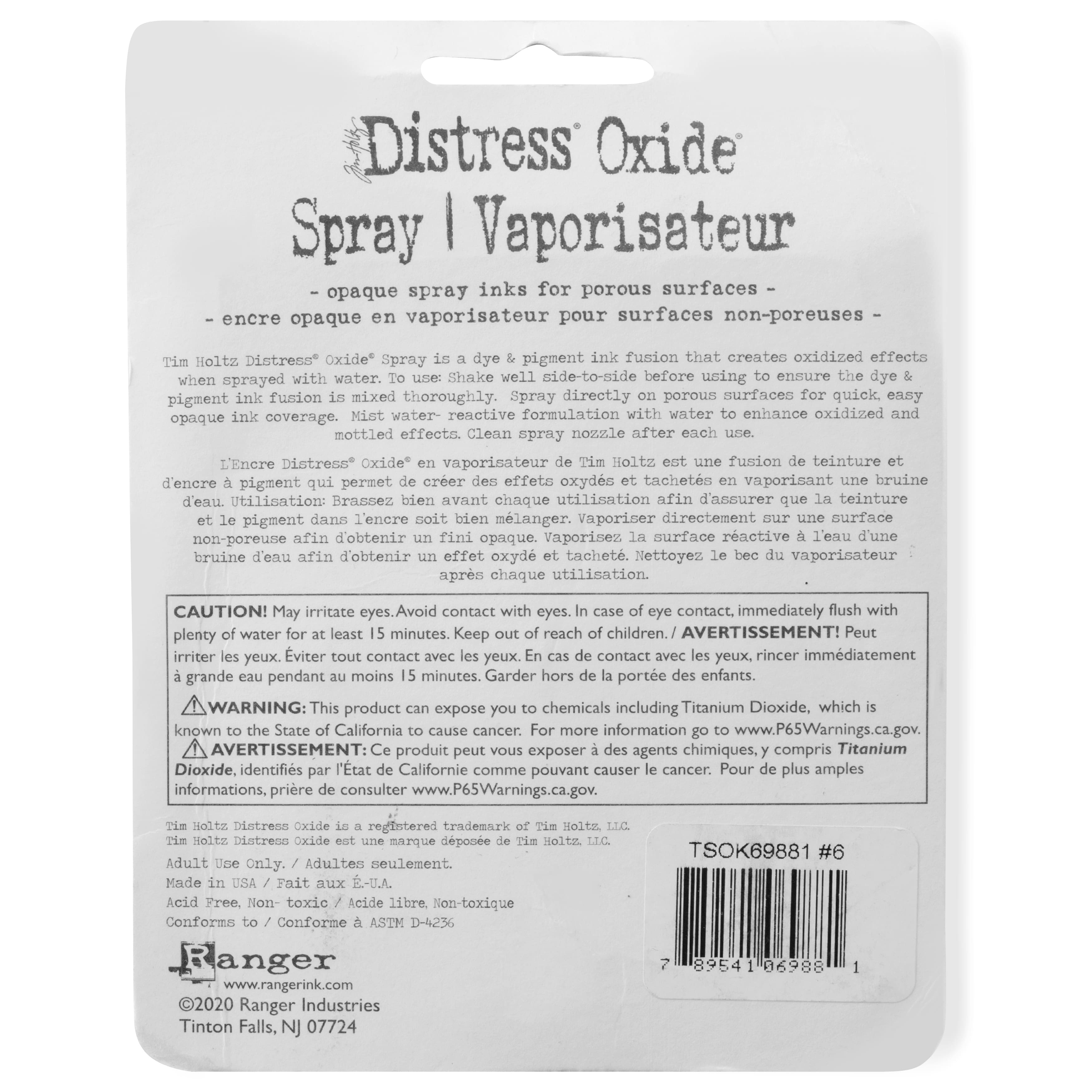 6 Packs: 3 ct. (18 total) Tim Holtz Distress&#xAE; Oxide&#xAE; Spray Set 6