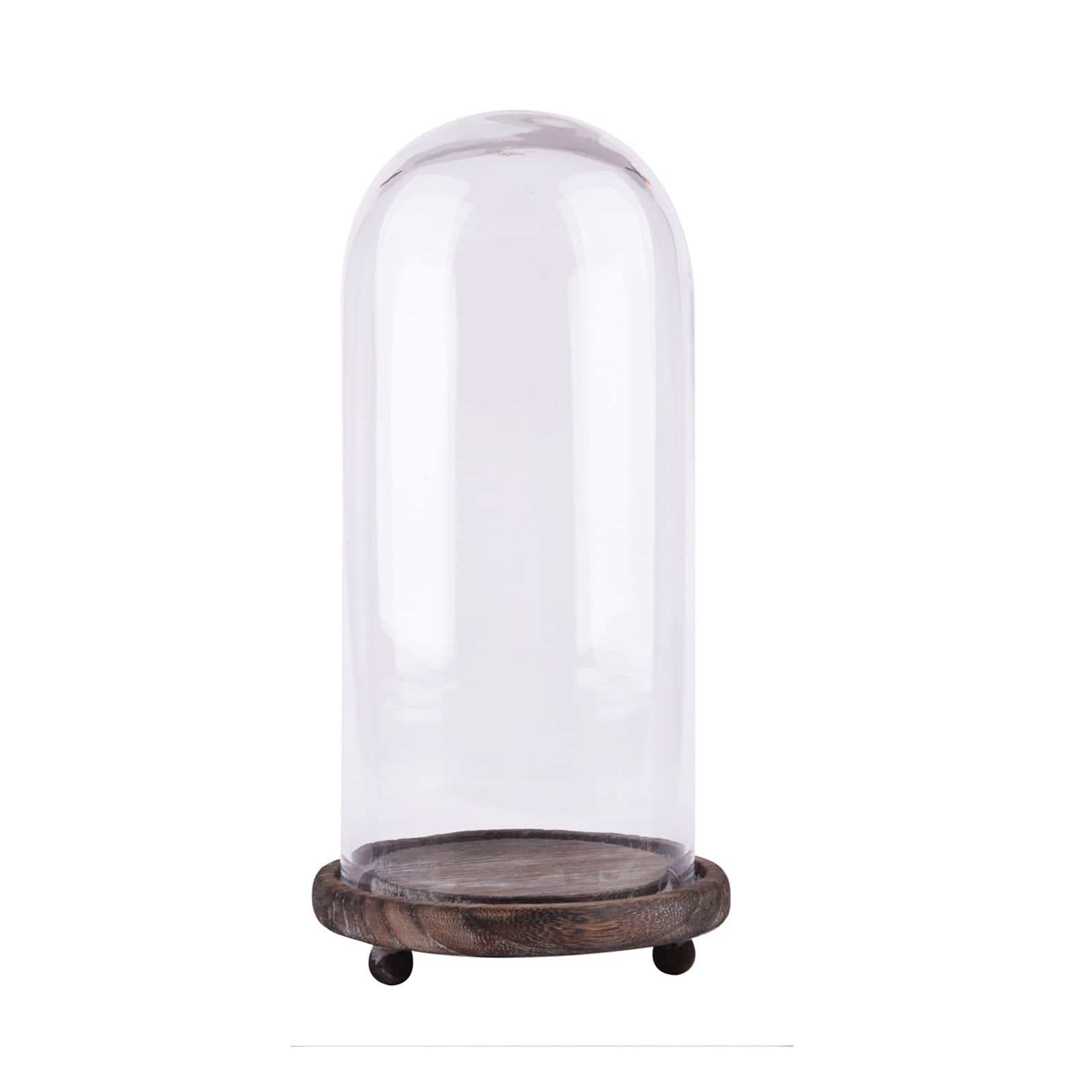 13 Glass Cloche With Base By Ashland Michaels