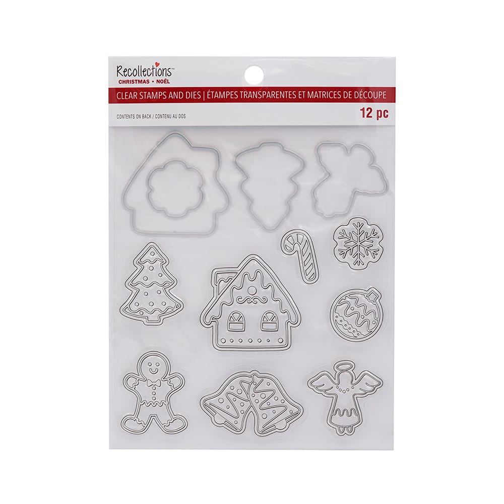 Gingerbread Clear Stamp & Die Set by Recollections™