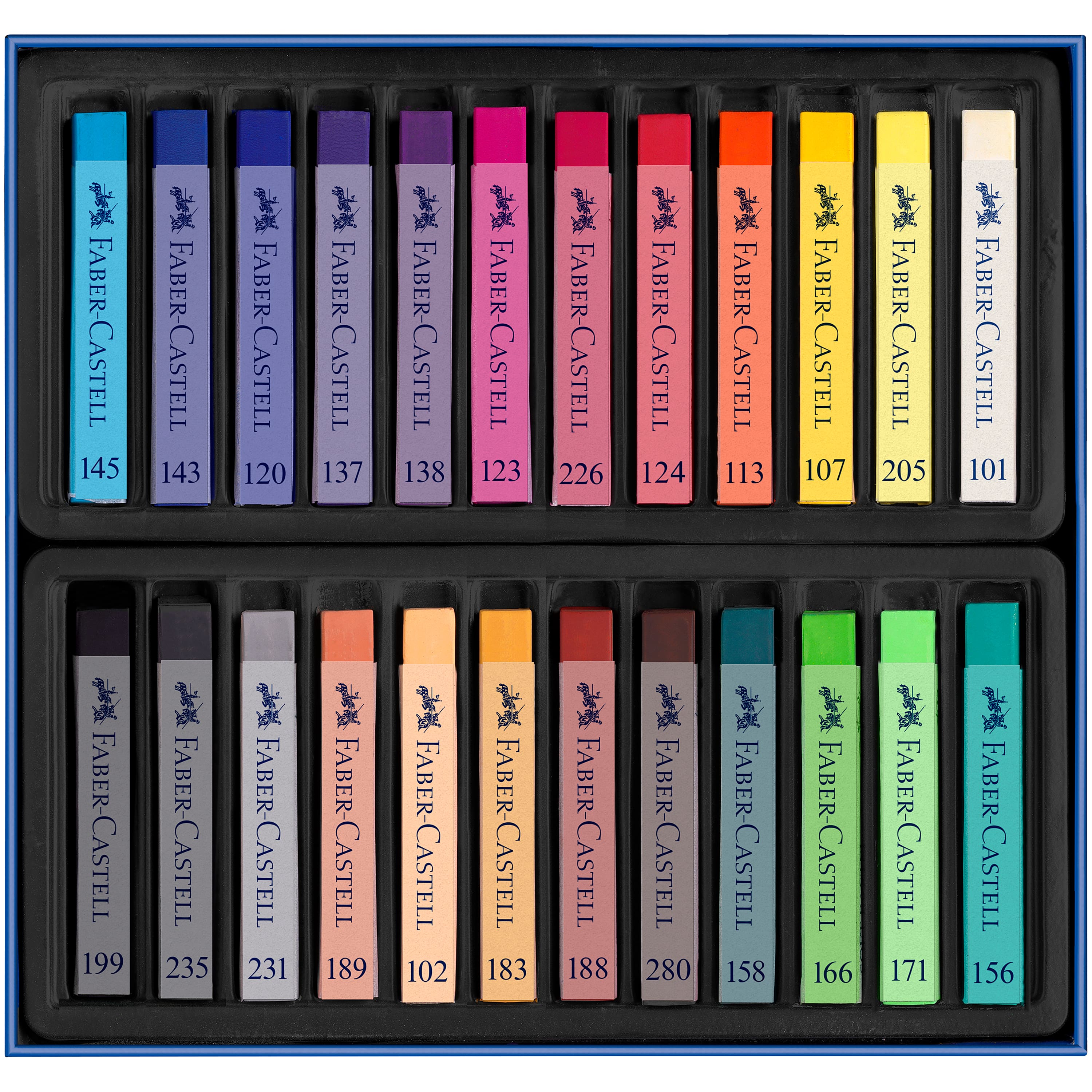 Faber-Castell® Full Length 24 Color Soft Pastel Stick Set