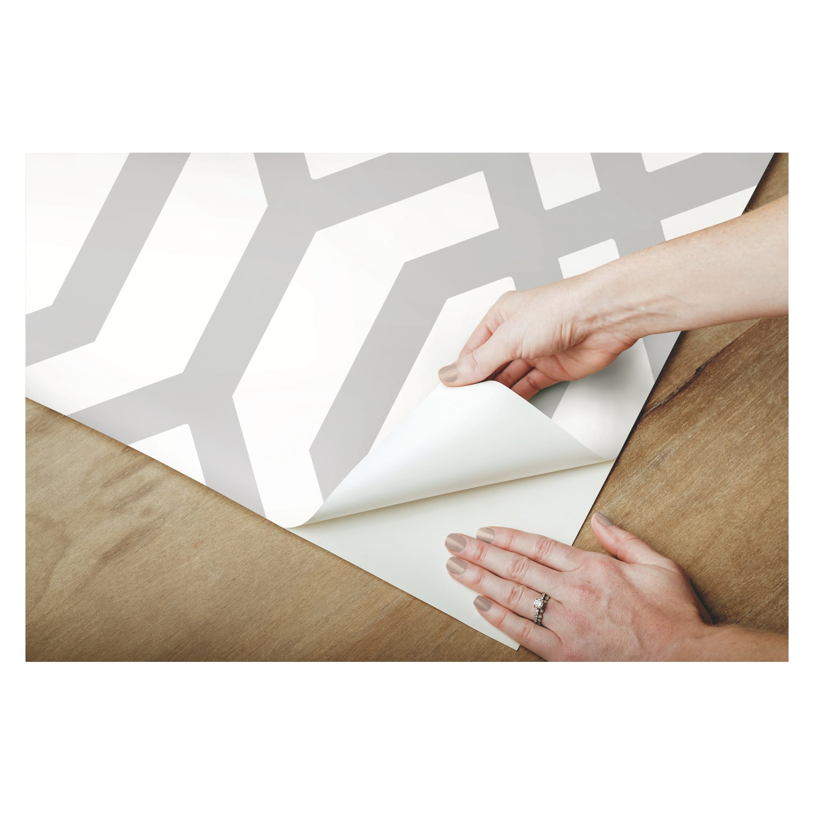 RoomMates Gazebo Lattice Peel & Stick Wallpaper