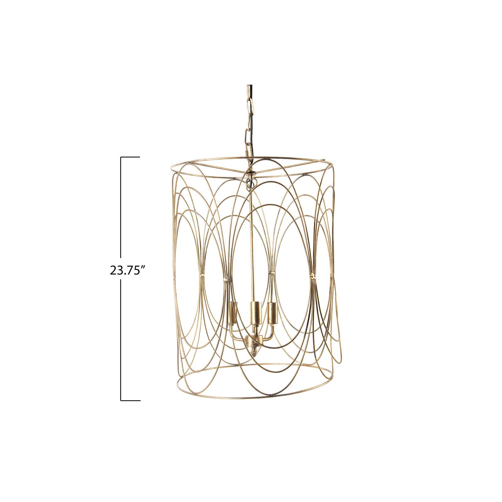 Hello Honey&#xAE; 24&#x22; Swirl Wire Pendant Light