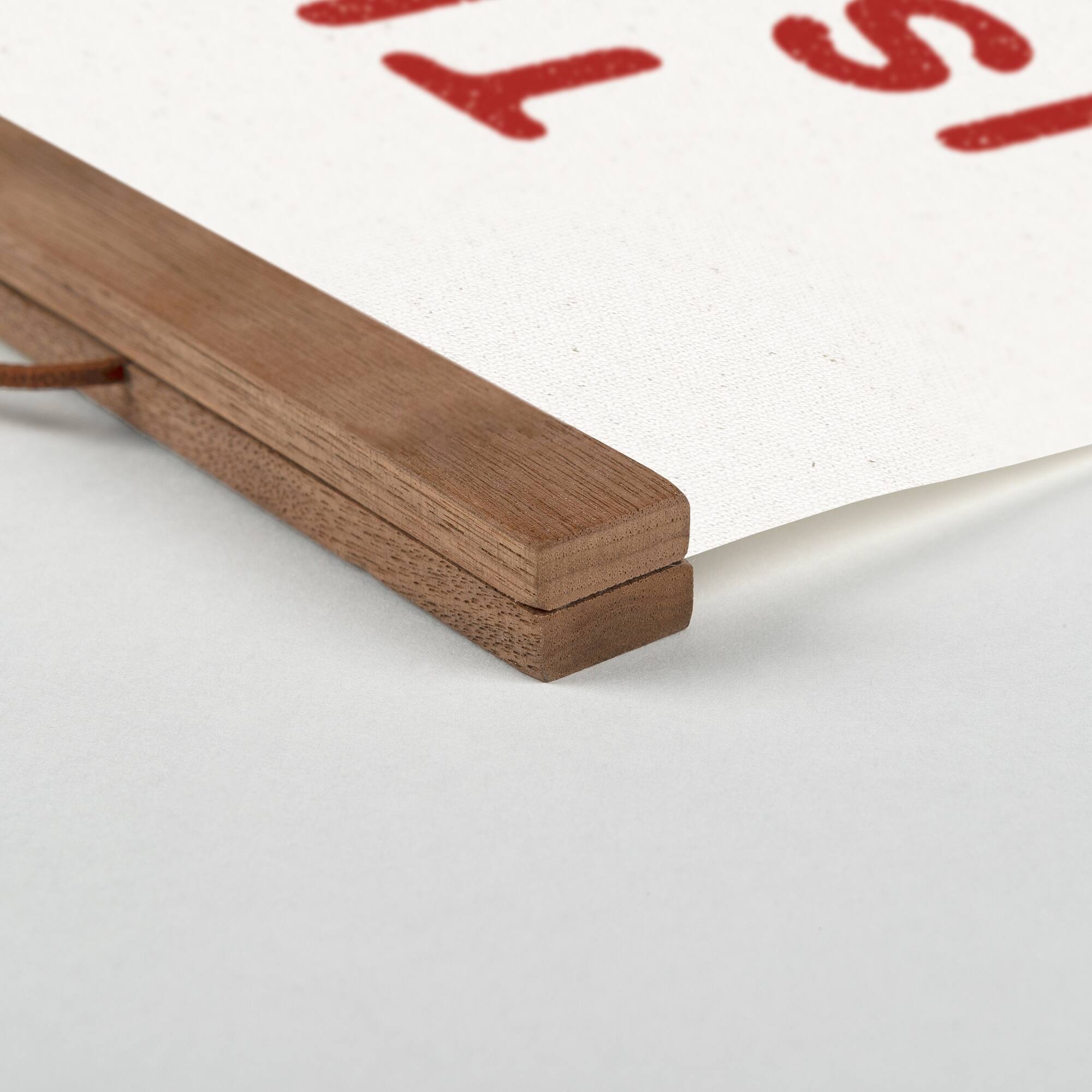 Great Dad Teak Hanging Canvas