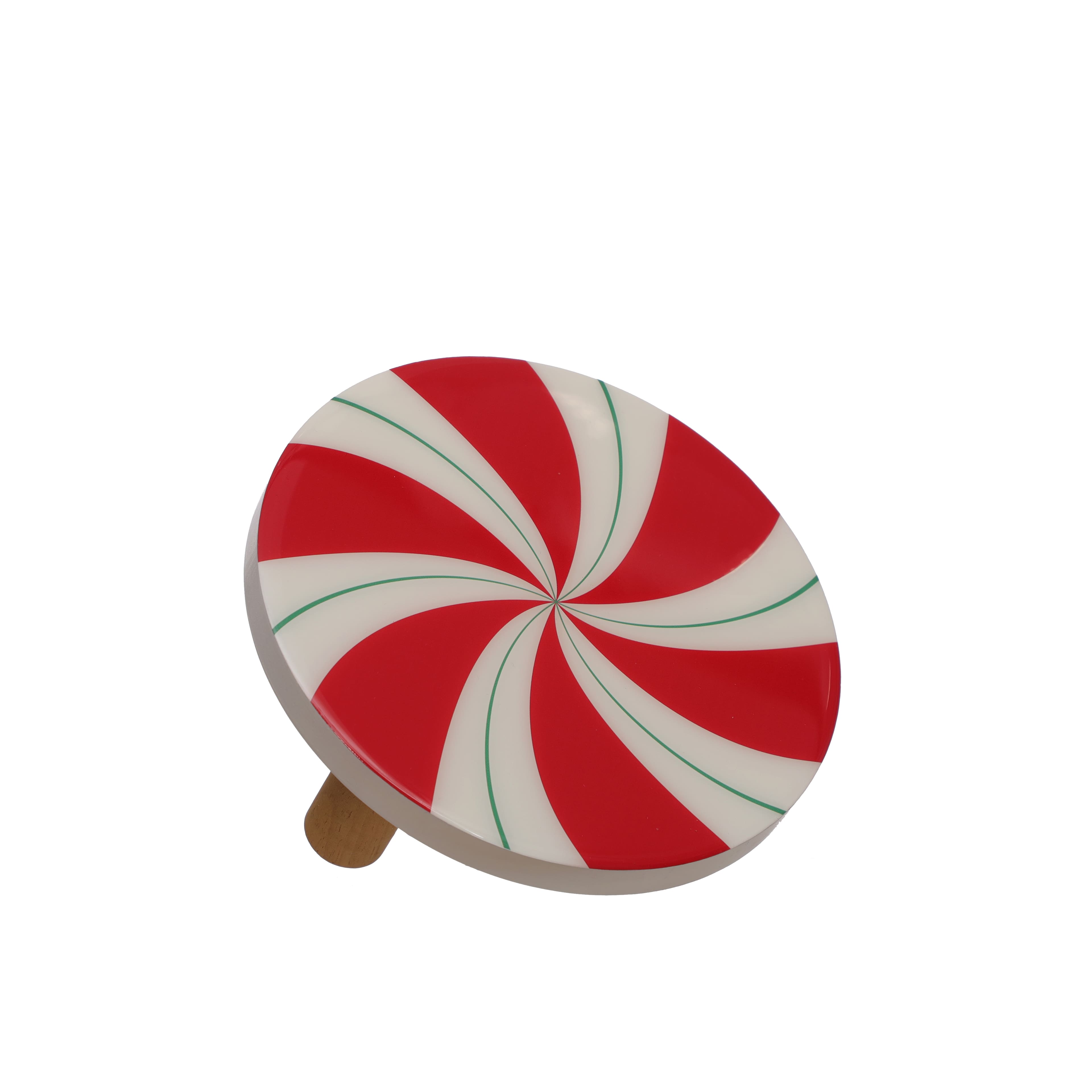 8&#x22; Red &#x26; White Peppermint Tabletop Riser by Ashland&#xAE;