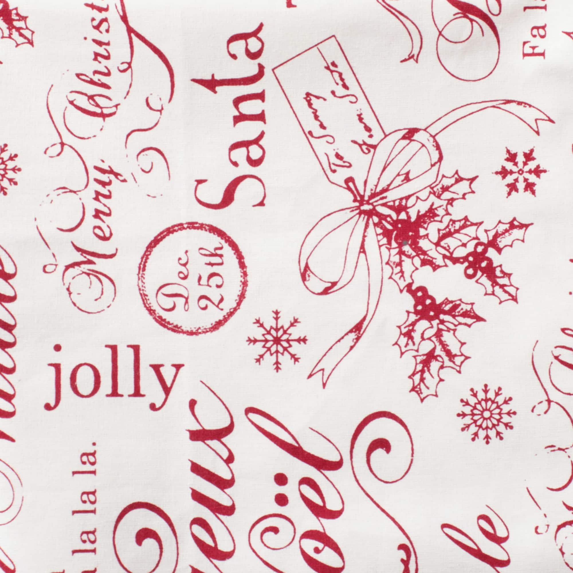 DII® Vintage Christmas Print Napkins, 6ct.