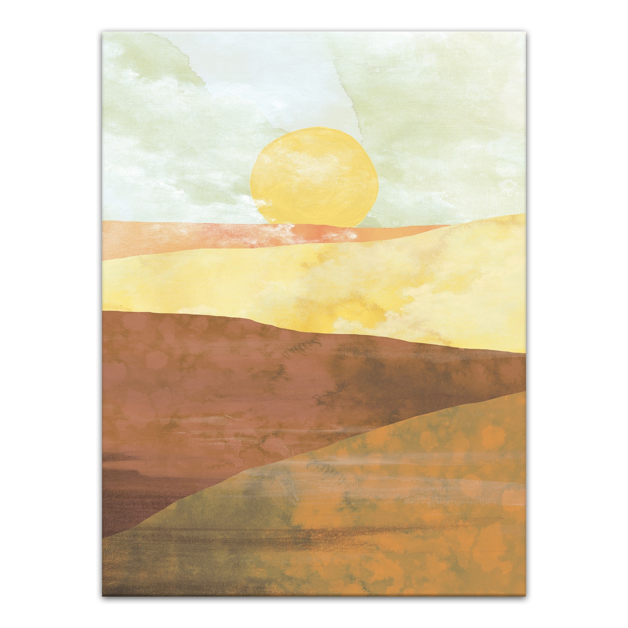 Sunshine Hills Canvas Wall Art