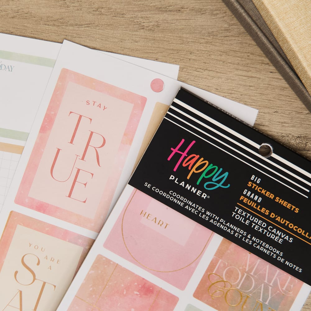 The Big Happy Planner&#xAE; Textured Canvas Sticker Book