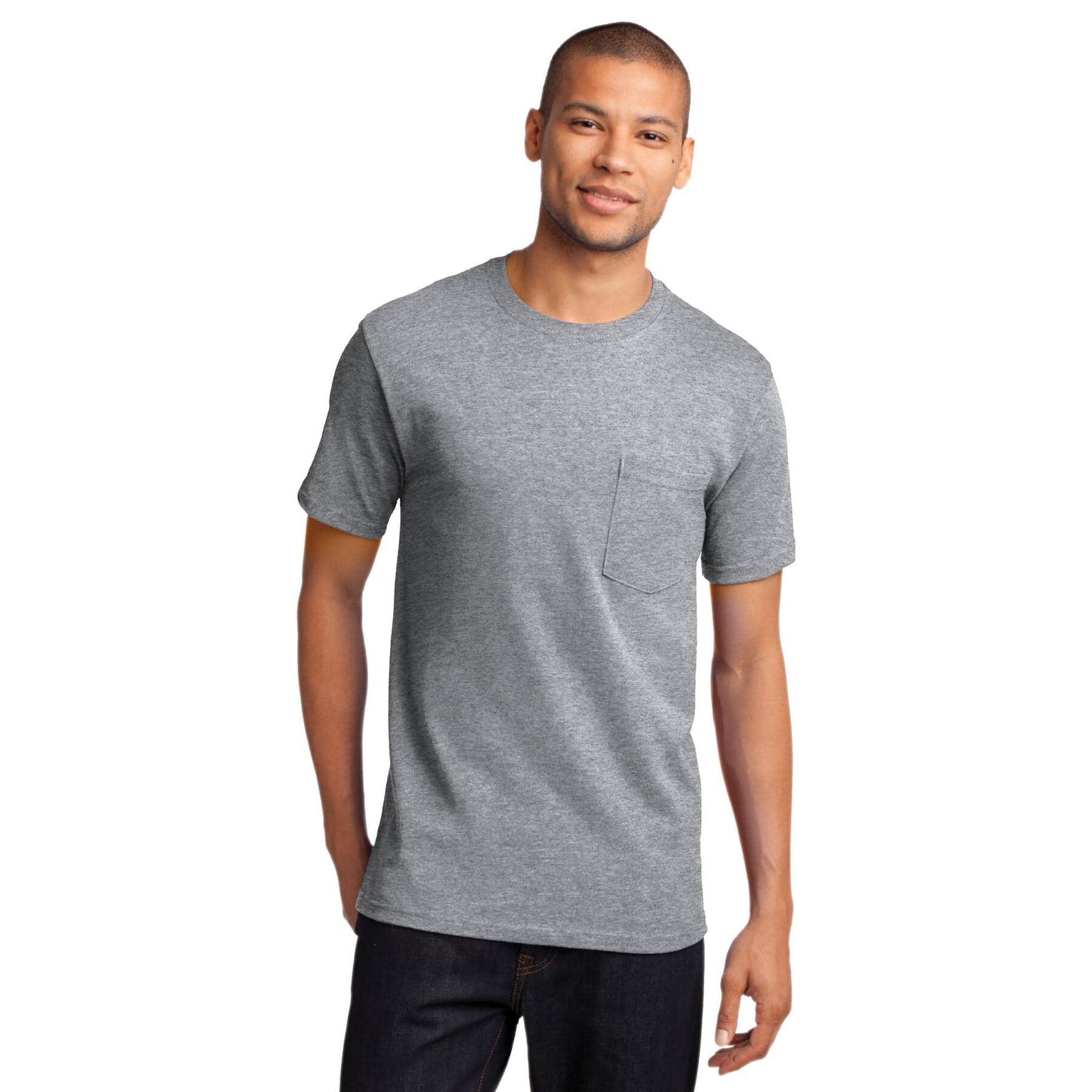 【PORTERNA】25SS★ PRTN) Essential Round T-Shirt Port & Co Essential Pocket Tee | Product | Port & Company