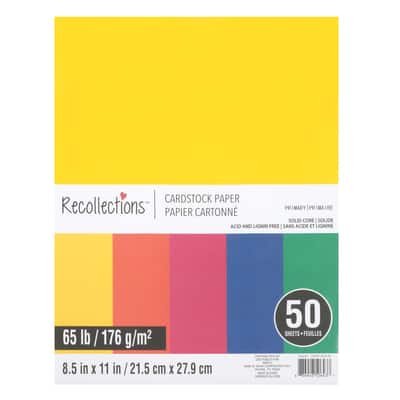 Recollections® Primary Colors Cardstock Paper image