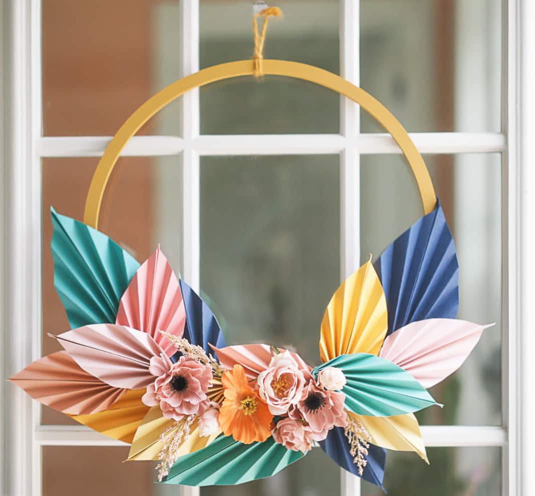 Fall Paper Wreath
