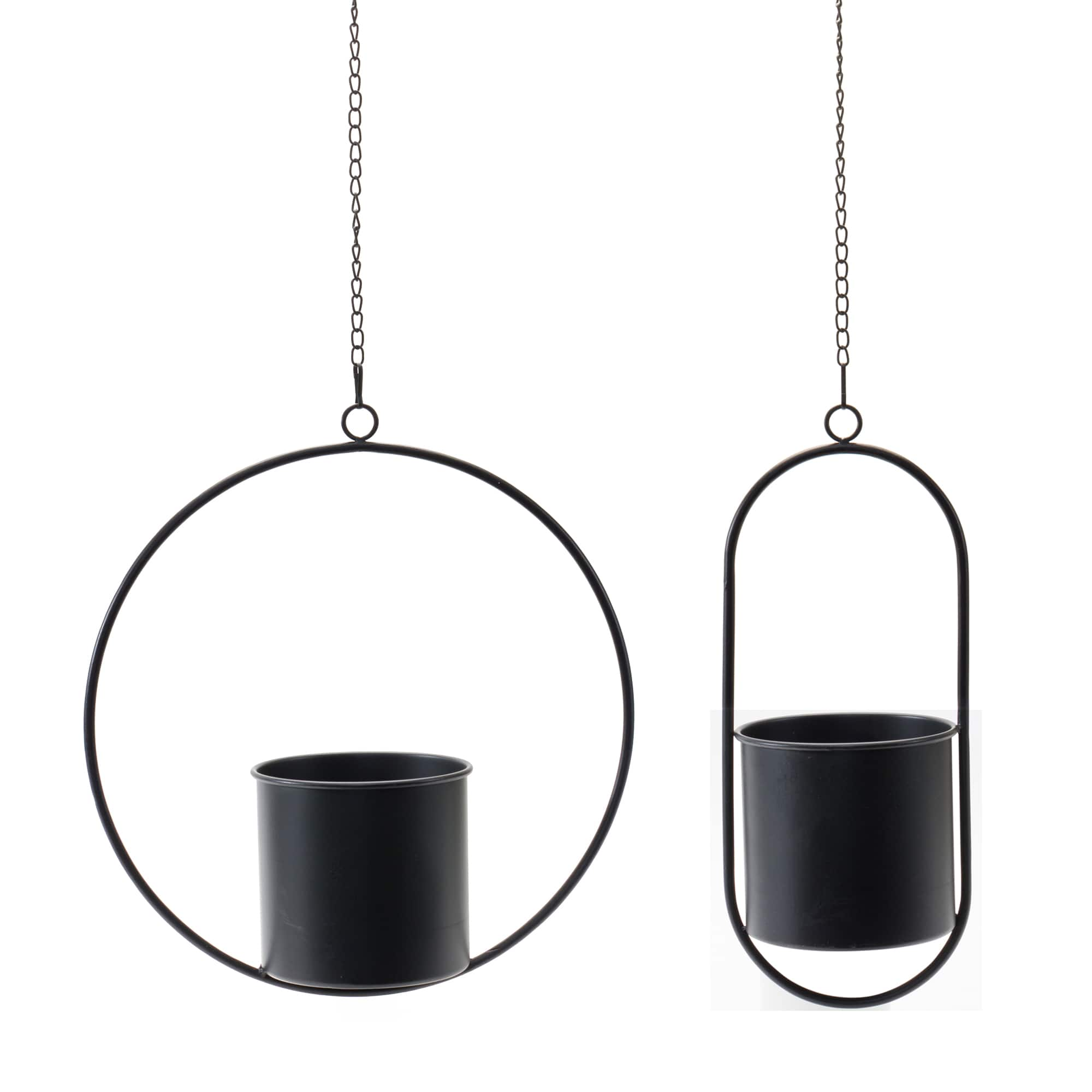 Hanging Metal Planter Set