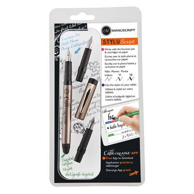 Thornton's Office Supplies Novice Disposable Fountain Pens, Pack of 12