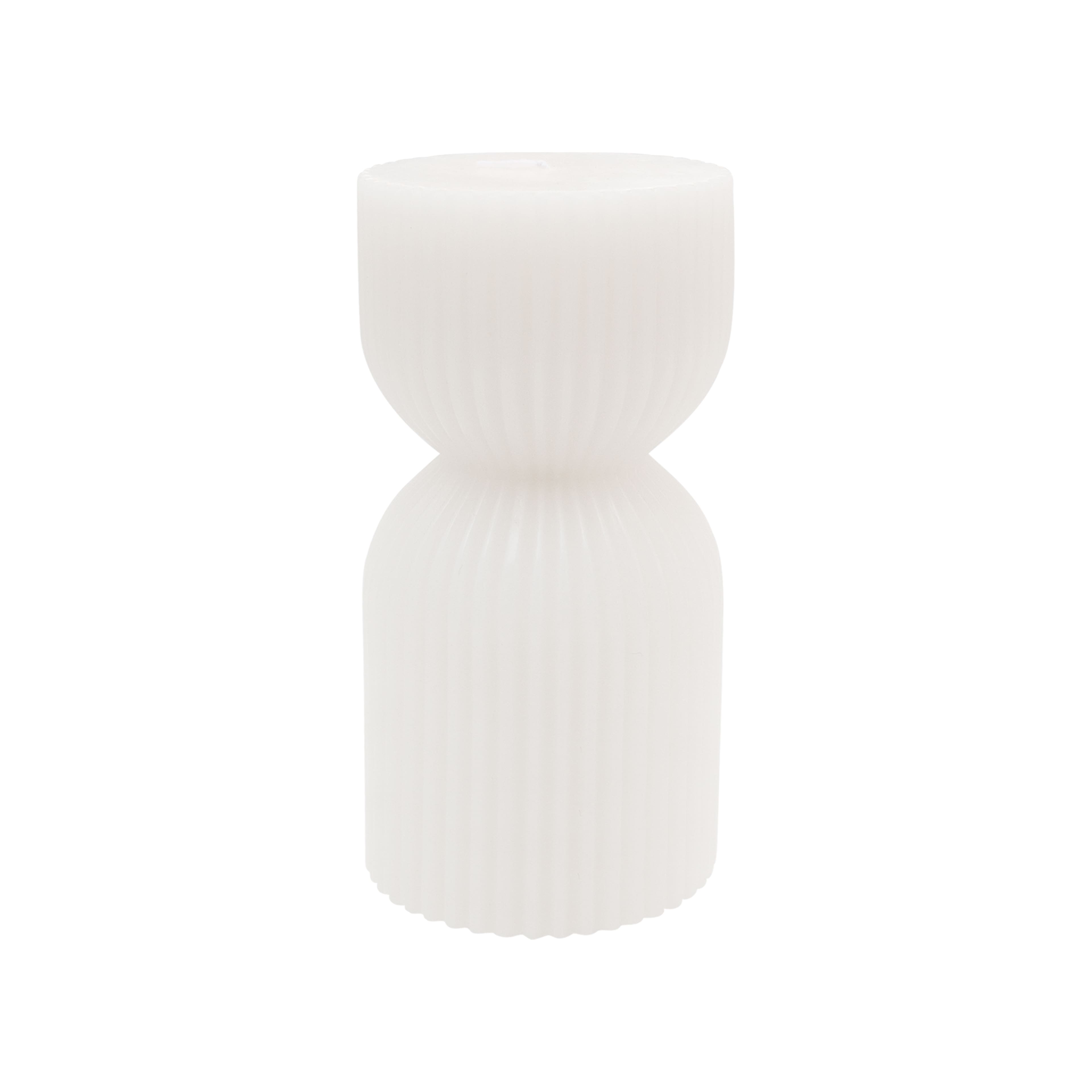 6" Ribbed Pillar Candle by Ashland®