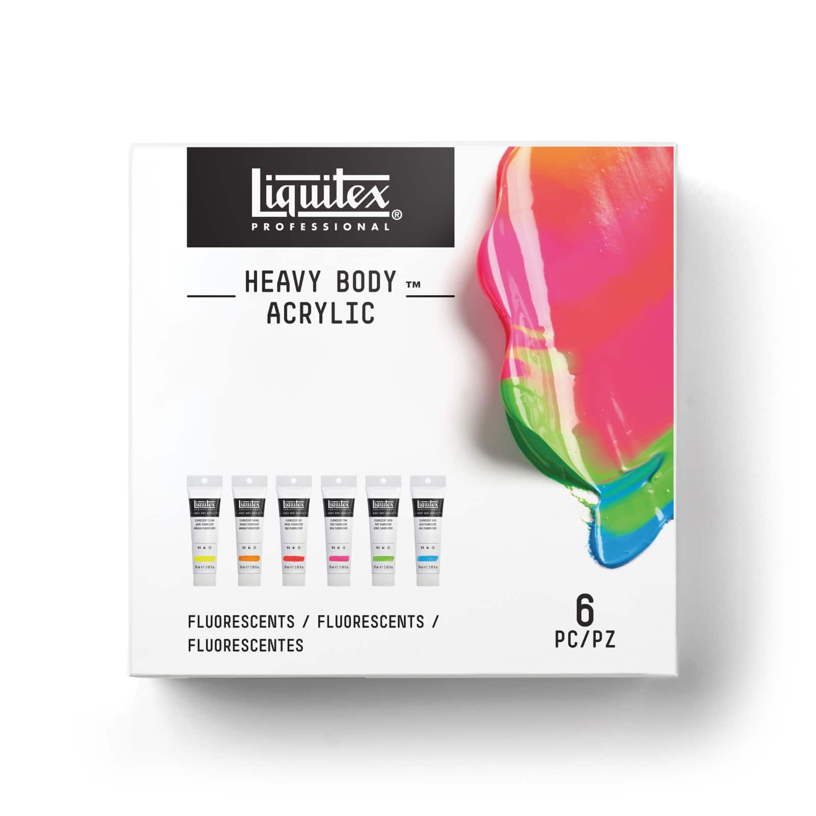 Liquitex&#xAE; Professional Heavy Body Acrylic Fluorescents Set