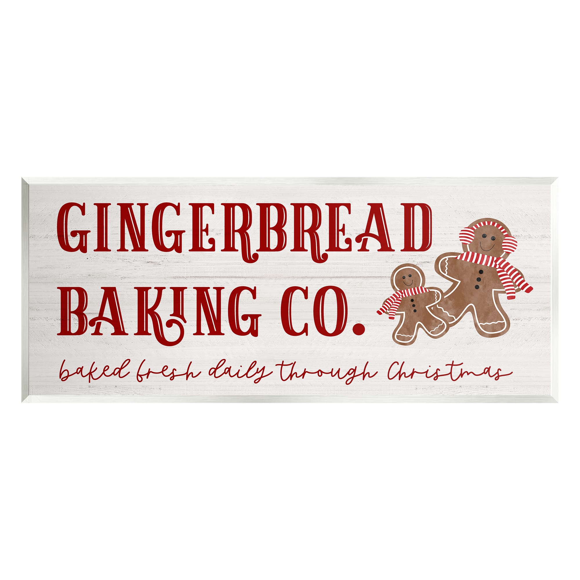 Stupell Industries Gingerbread Baking Co. Holiday Wall Art