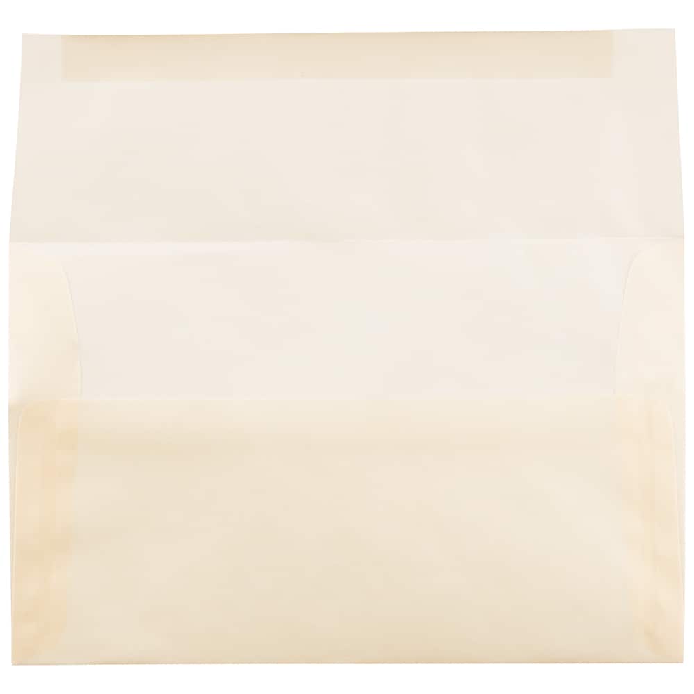 JAM Paper A10 Translucent Vellum Invitation Envelopes, 25ct.