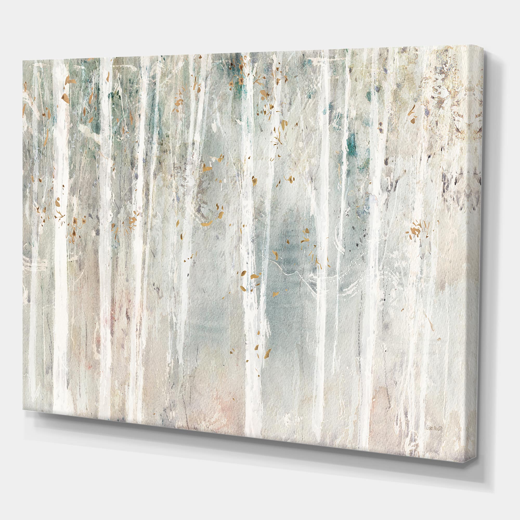 Designart - A Woodland Walk into the Forest III - Modern Farmhouse Canvas Art