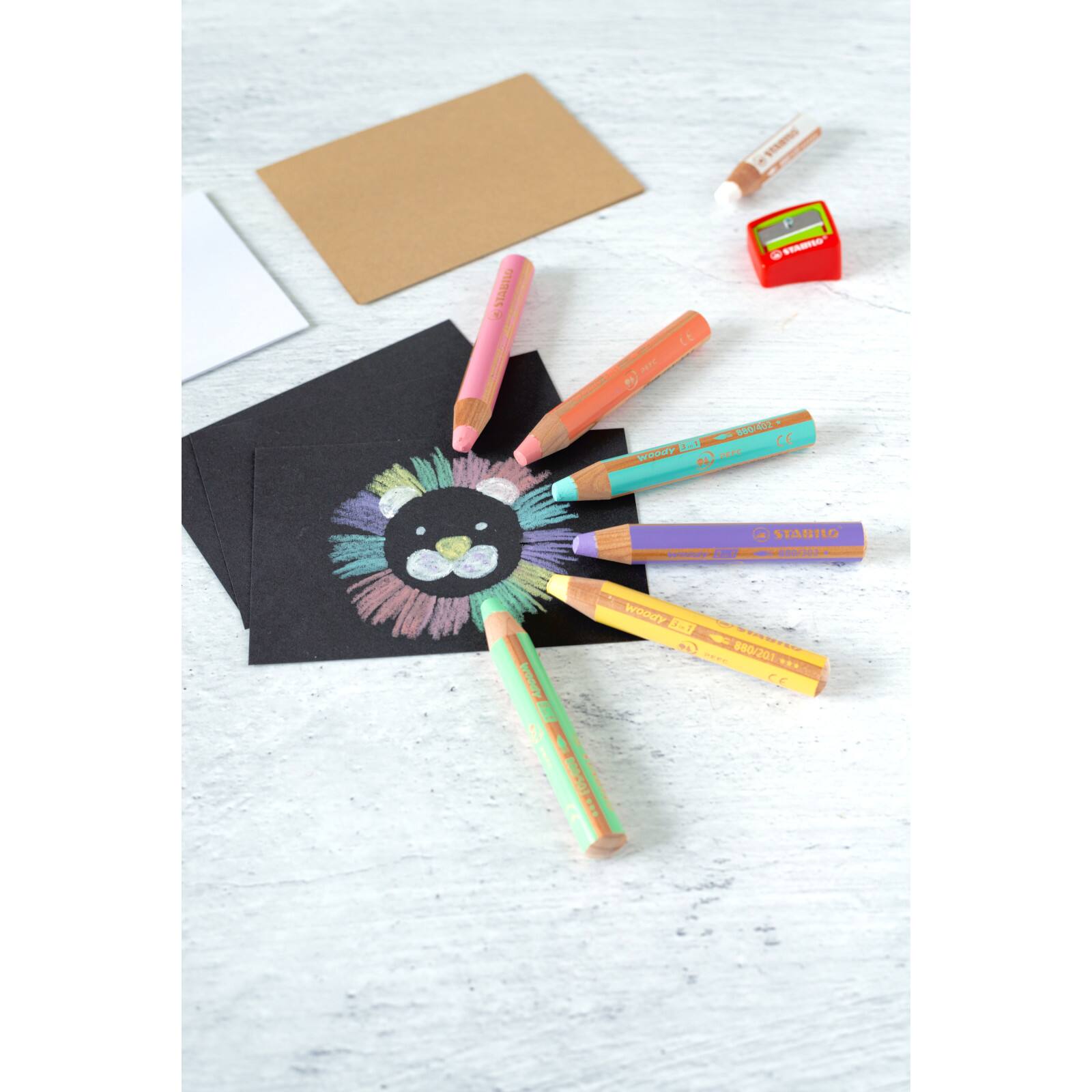STABILO&#xAE; Woody 3 in 1 Colored Pencil