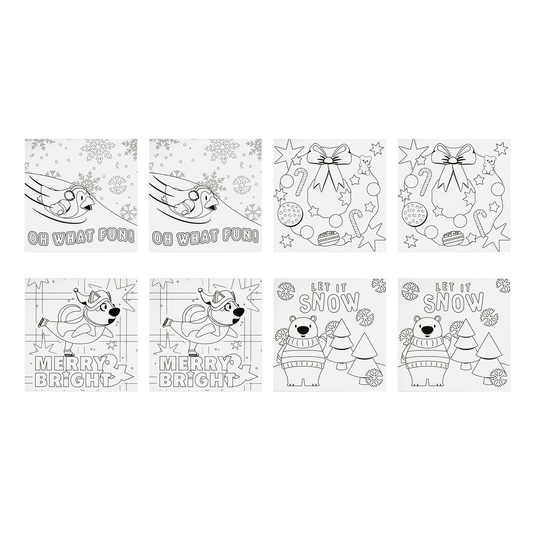 Traditional Holiday Coloring Board Set by Creatology&#x2122;