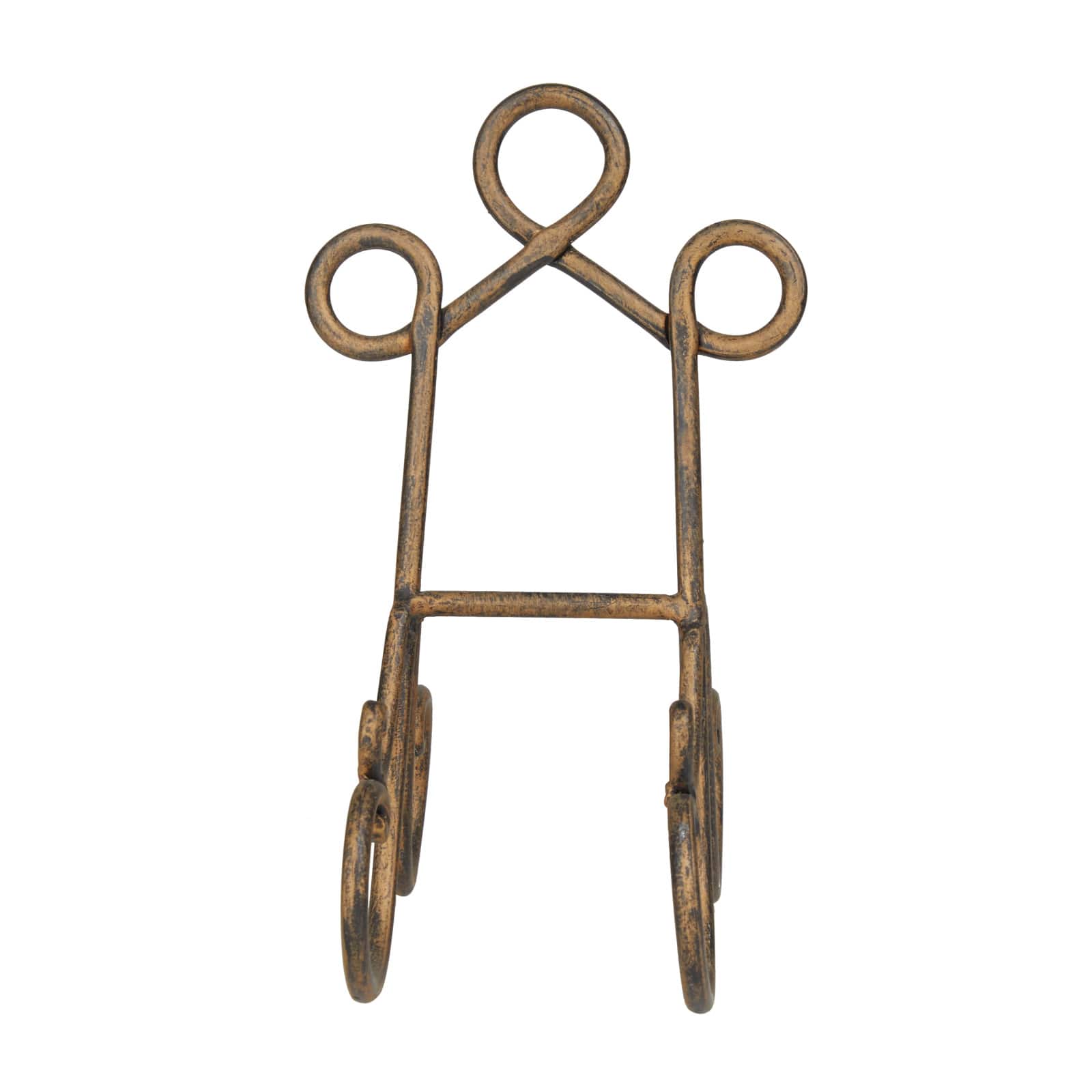 9&#x22; Brown Metal Traditional Easel