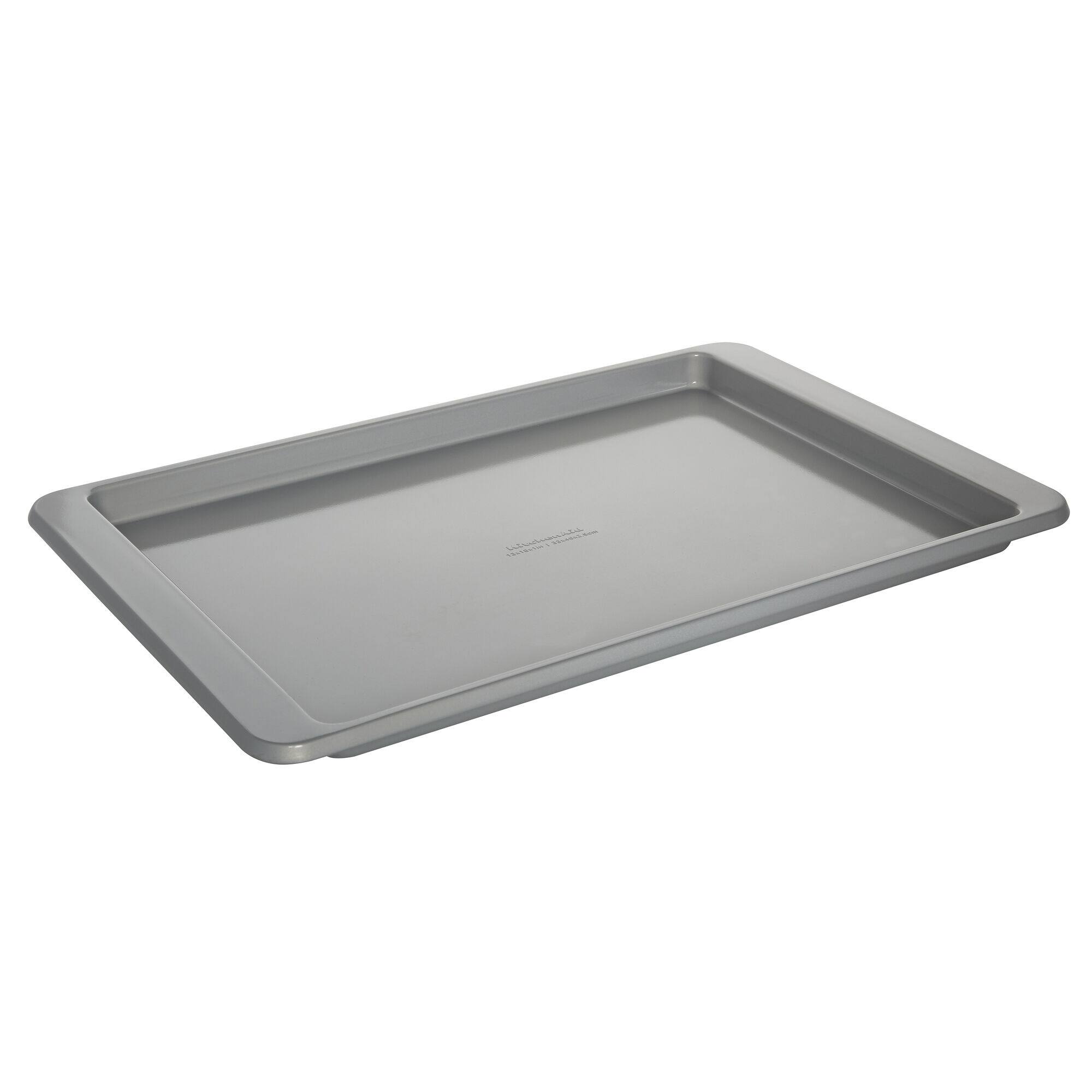 KitchenAid Nonstick Aluminized Steel Baking Sheet, 10x15-Inch, Silver