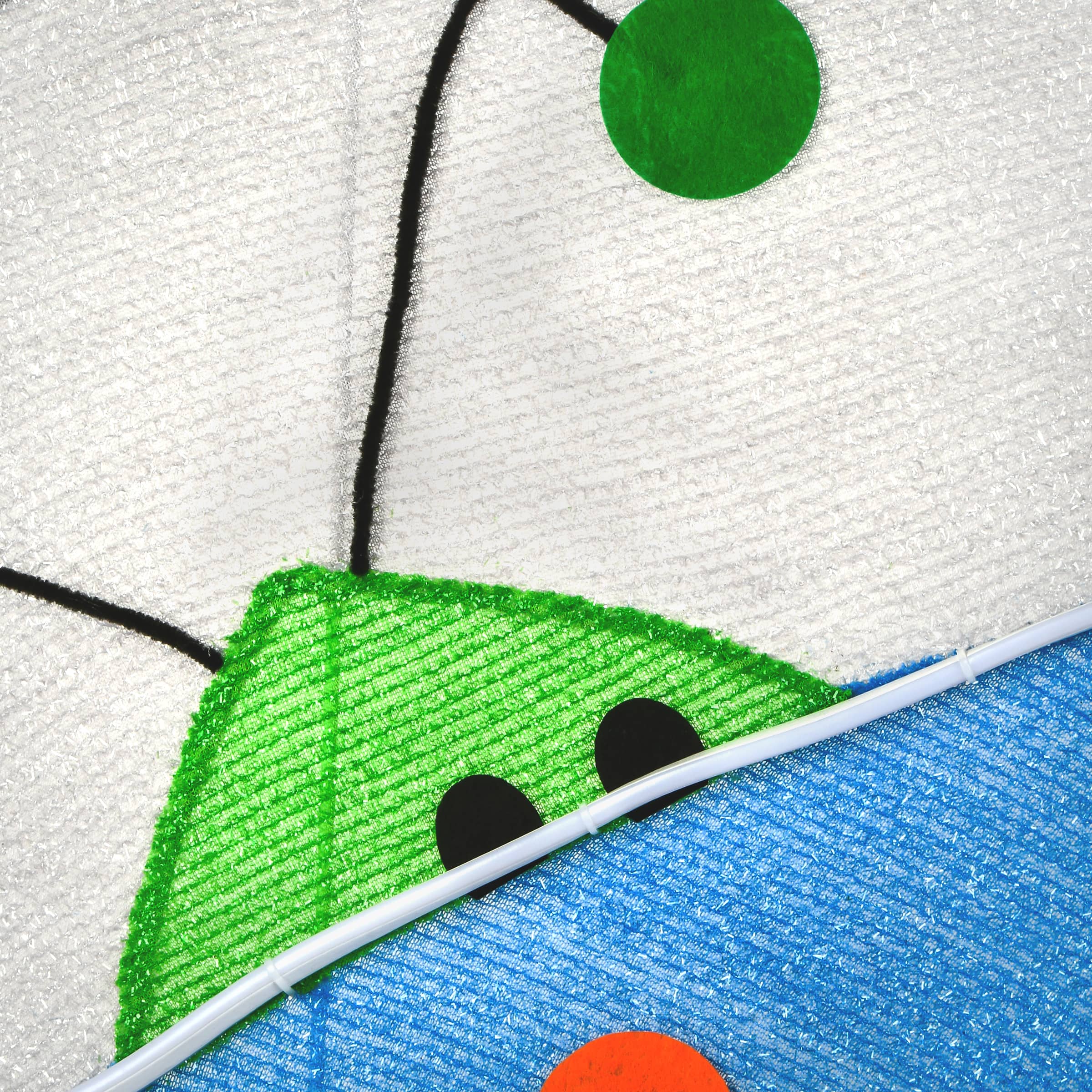 35" Halloween Alien Spacecraft with LED Light Strips