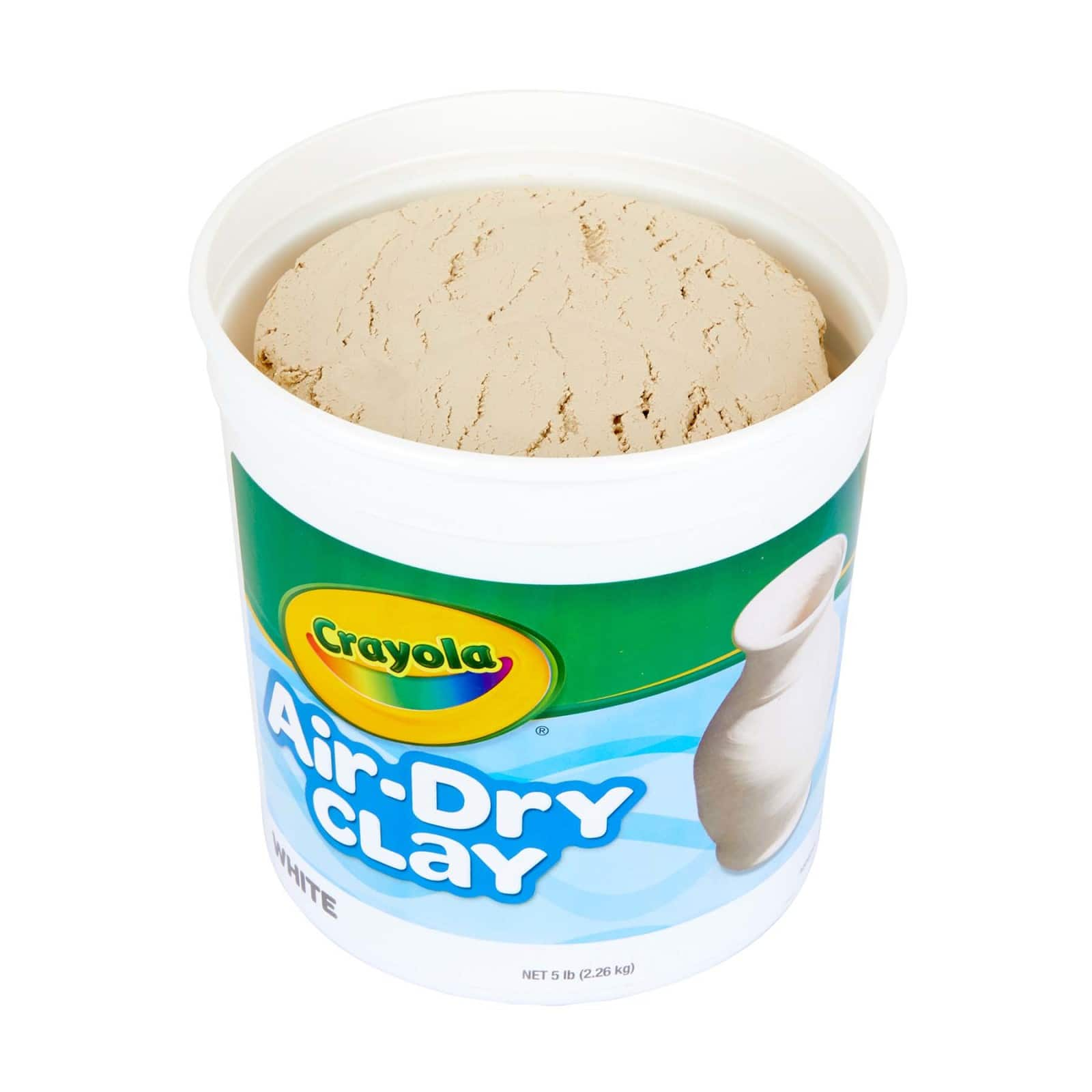 Crayola&#xAE; 5 lb. White Air-Dry Clay Tub, 2ct.