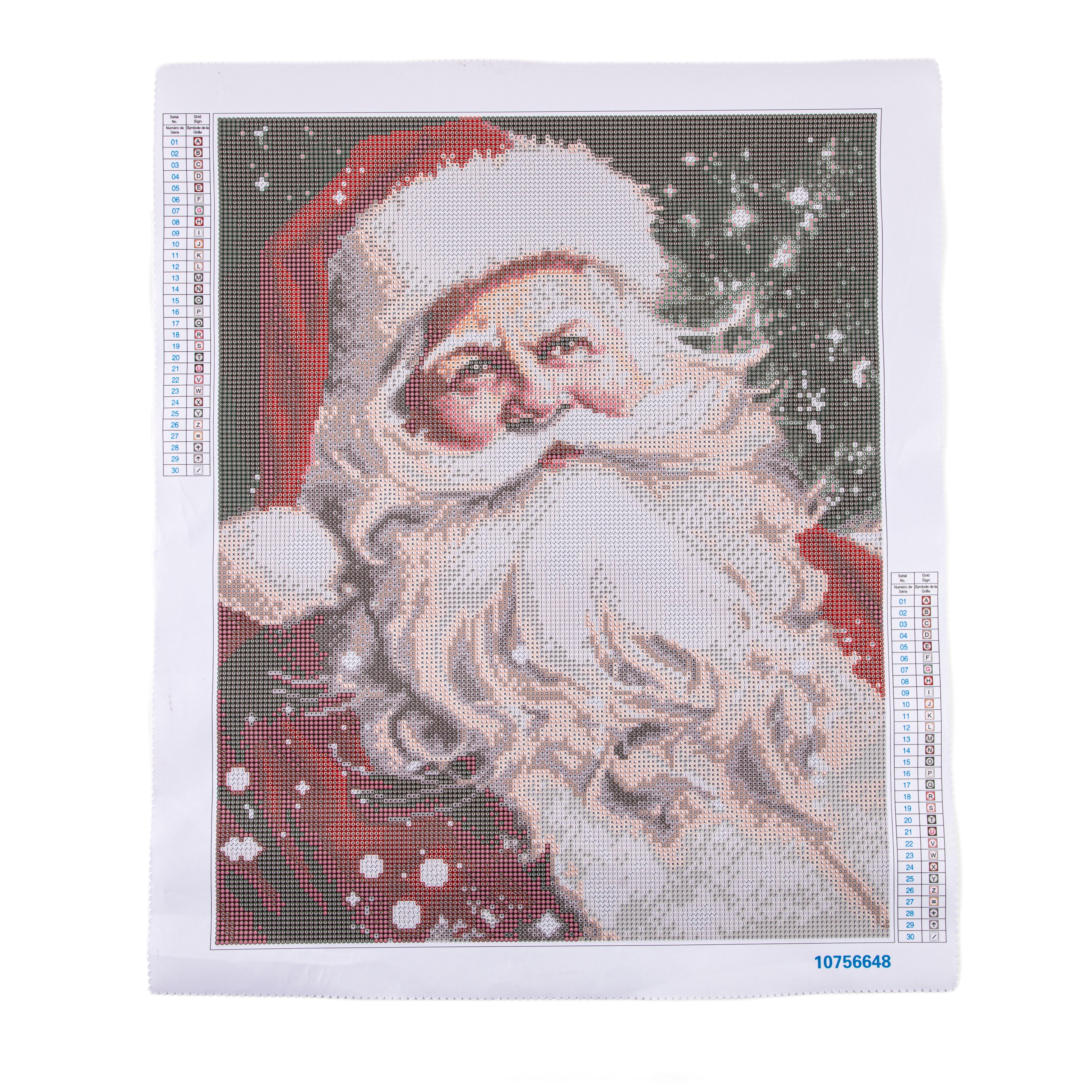 16&#x22; x 20&#x22; Santa Diamond Art Kit by Make Market&#xAE;