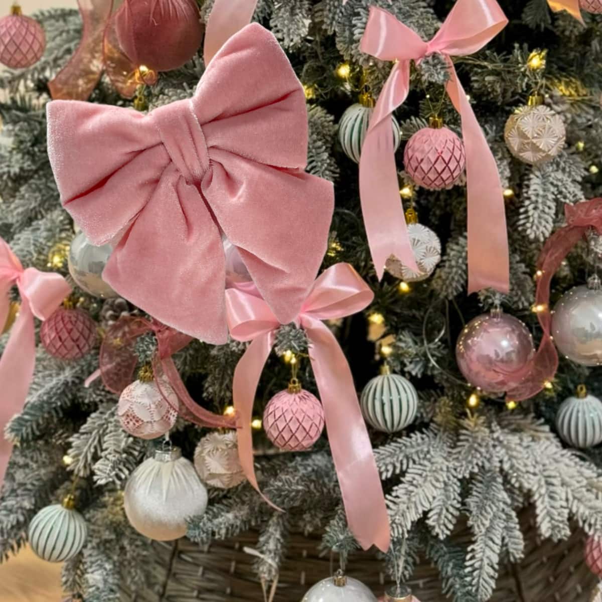 9&#x22; Pink Velvet Bow Pick by Ashland&#xAE;