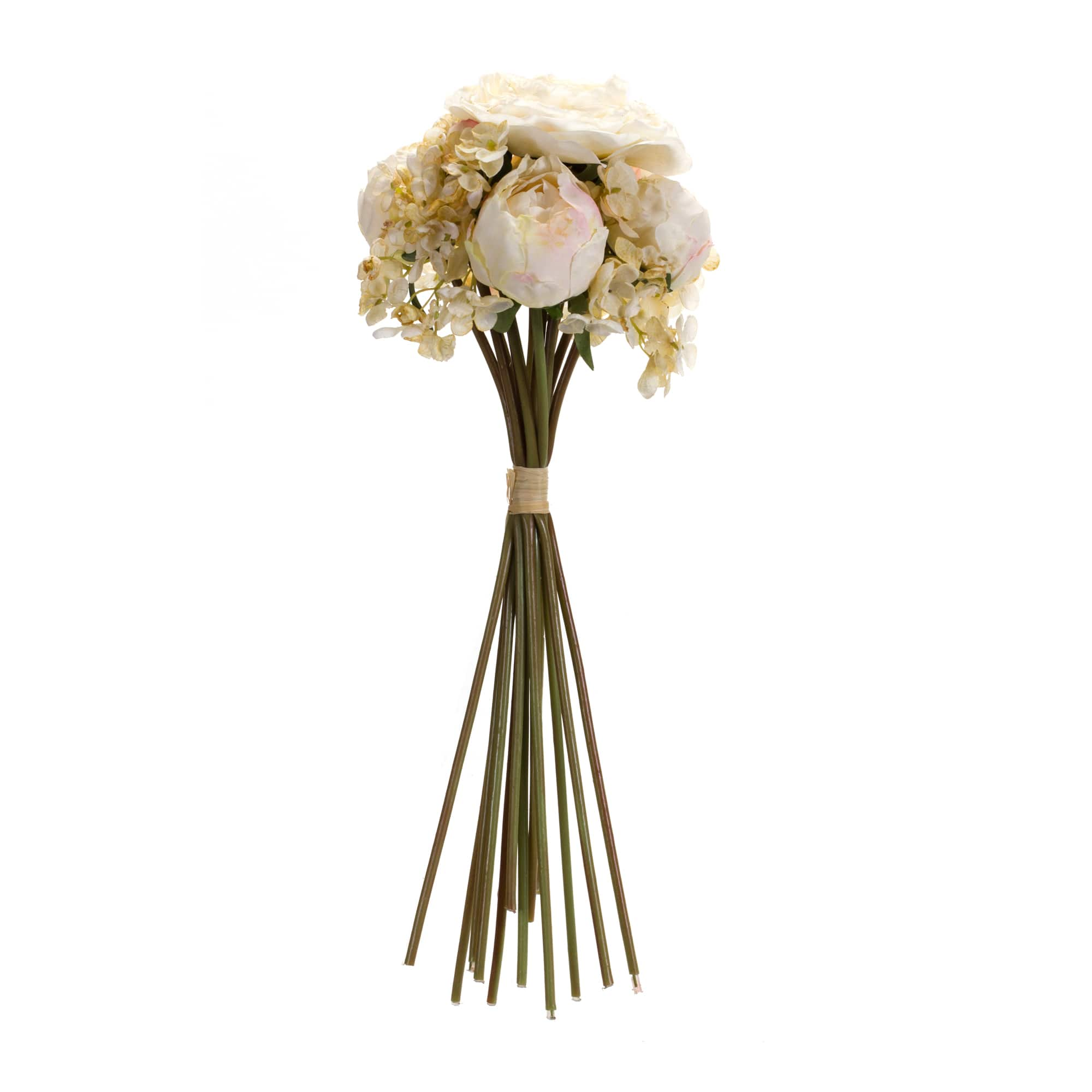 Ivory Peony &#x26; Hydrangea Bouquet Set