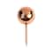 JAM Paper Colorful Round Push Pins, 100ct., Color: Rose Gold | Michaels