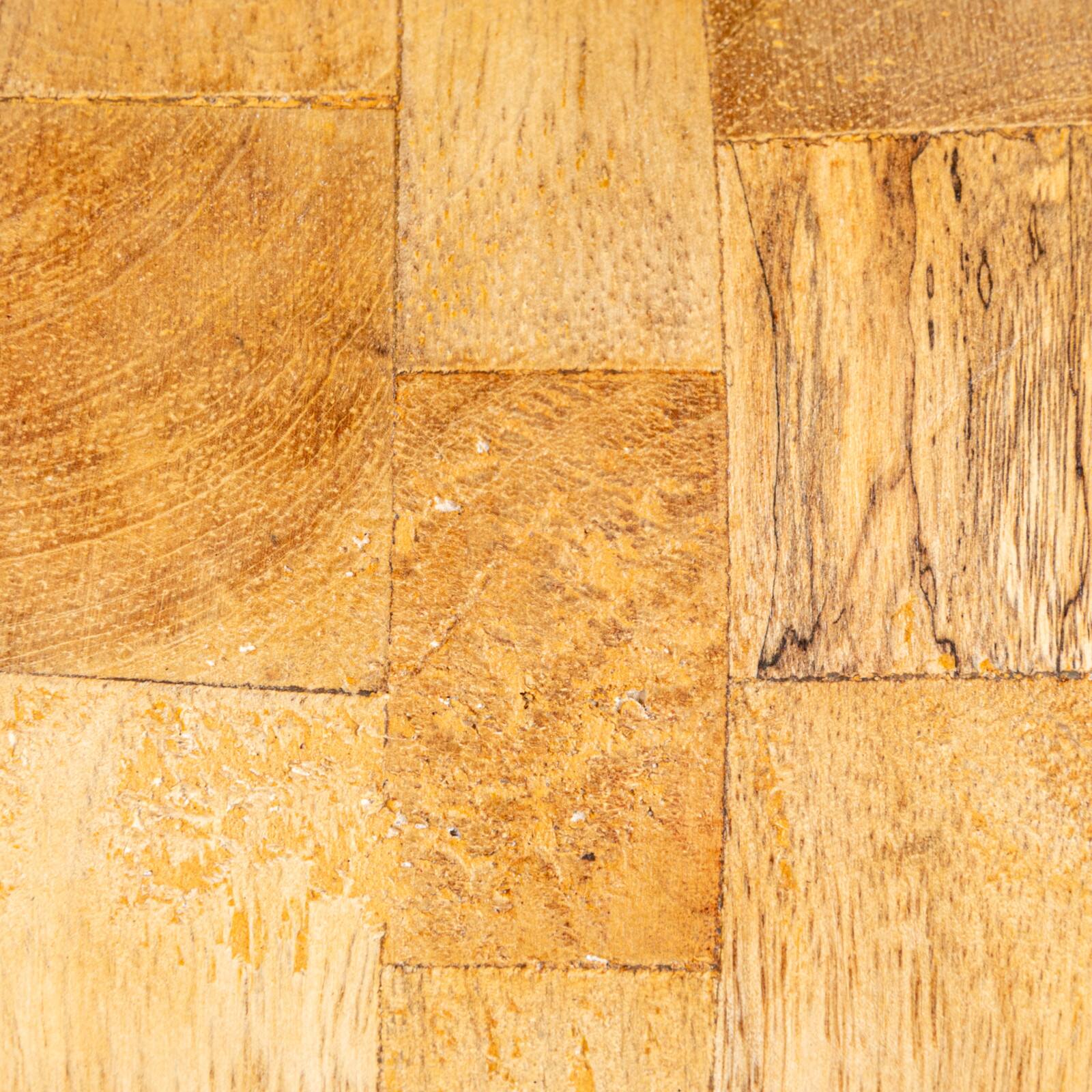 Hello Honey® 15.25" Natural Mango Wood Circular Wine Rack